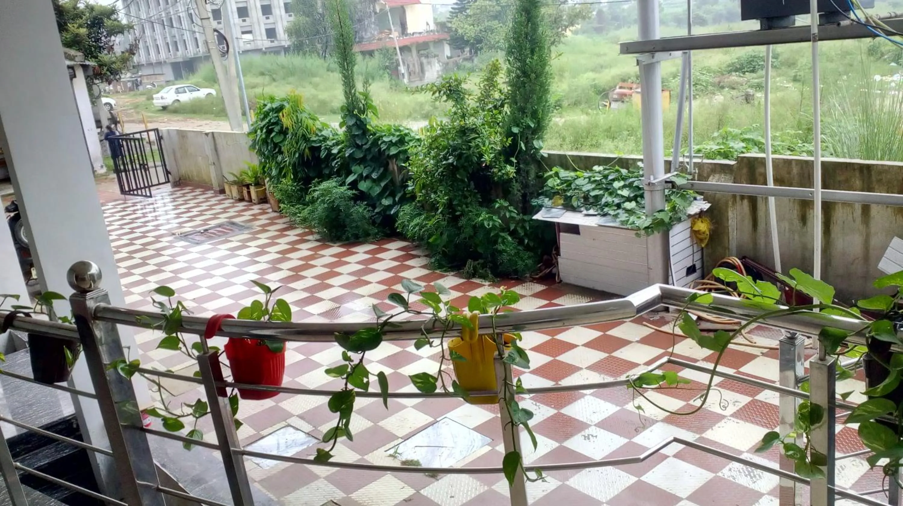Garden view in Abrol residency