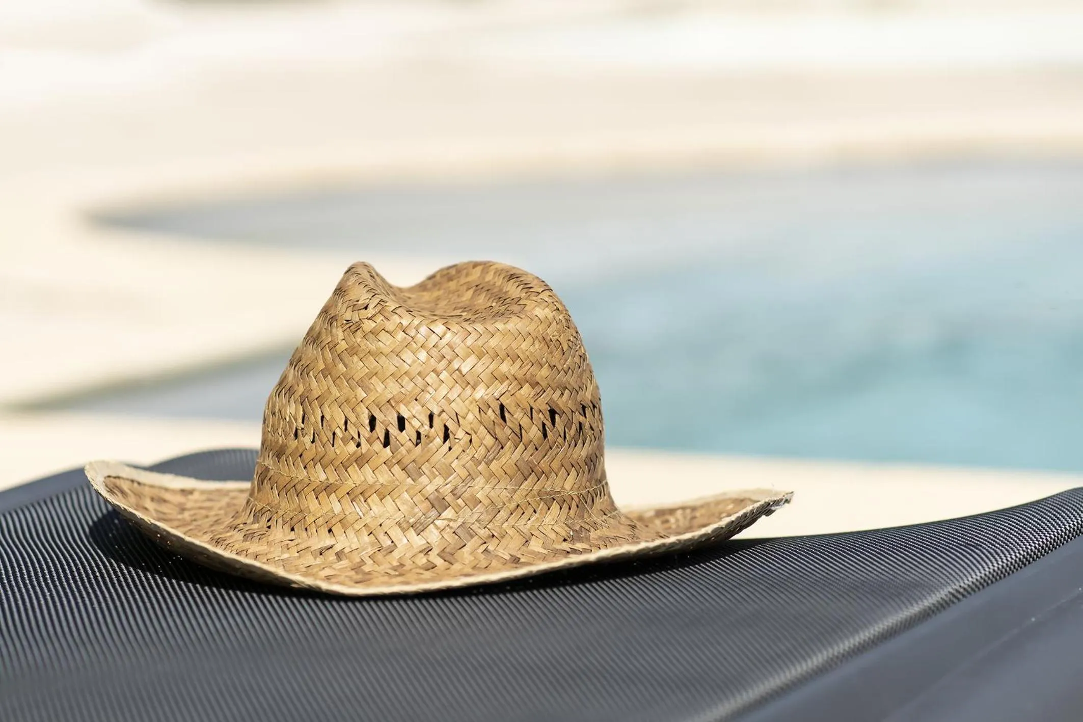 Pool view in Gites La Source