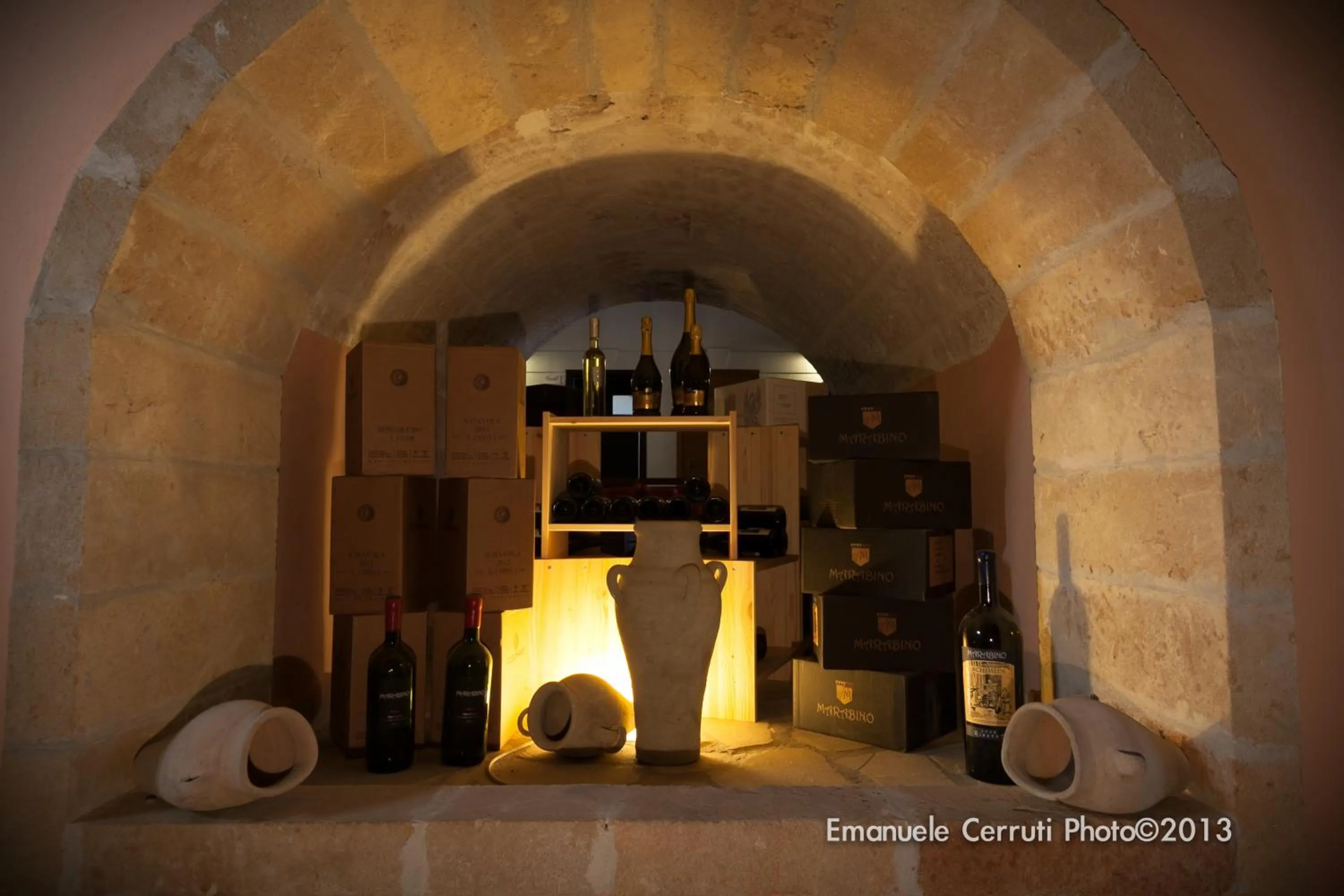 Decorative detail in Baglio Siciliamo Country House