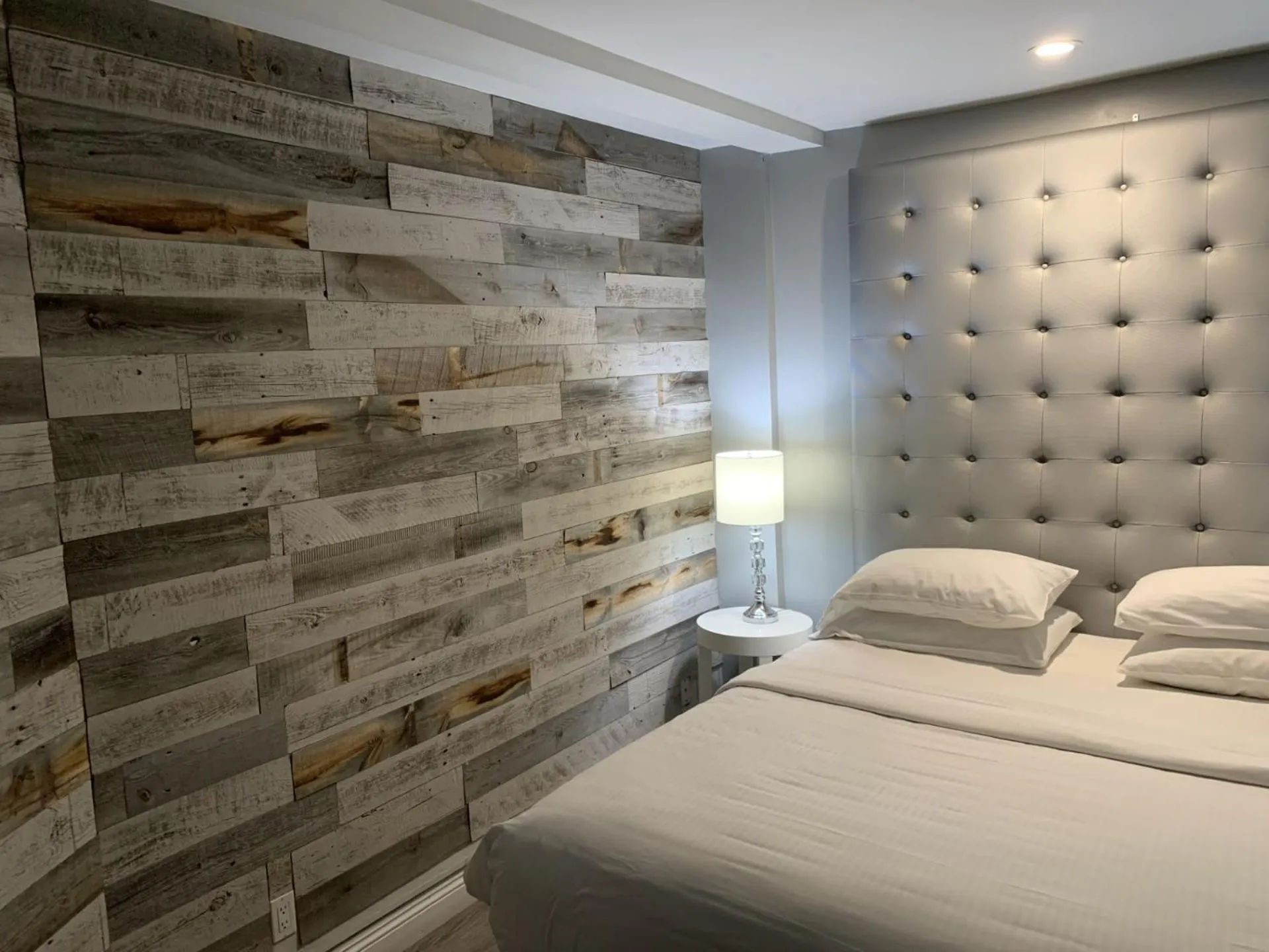 Bed in L.A. Sky Boutique Hotel