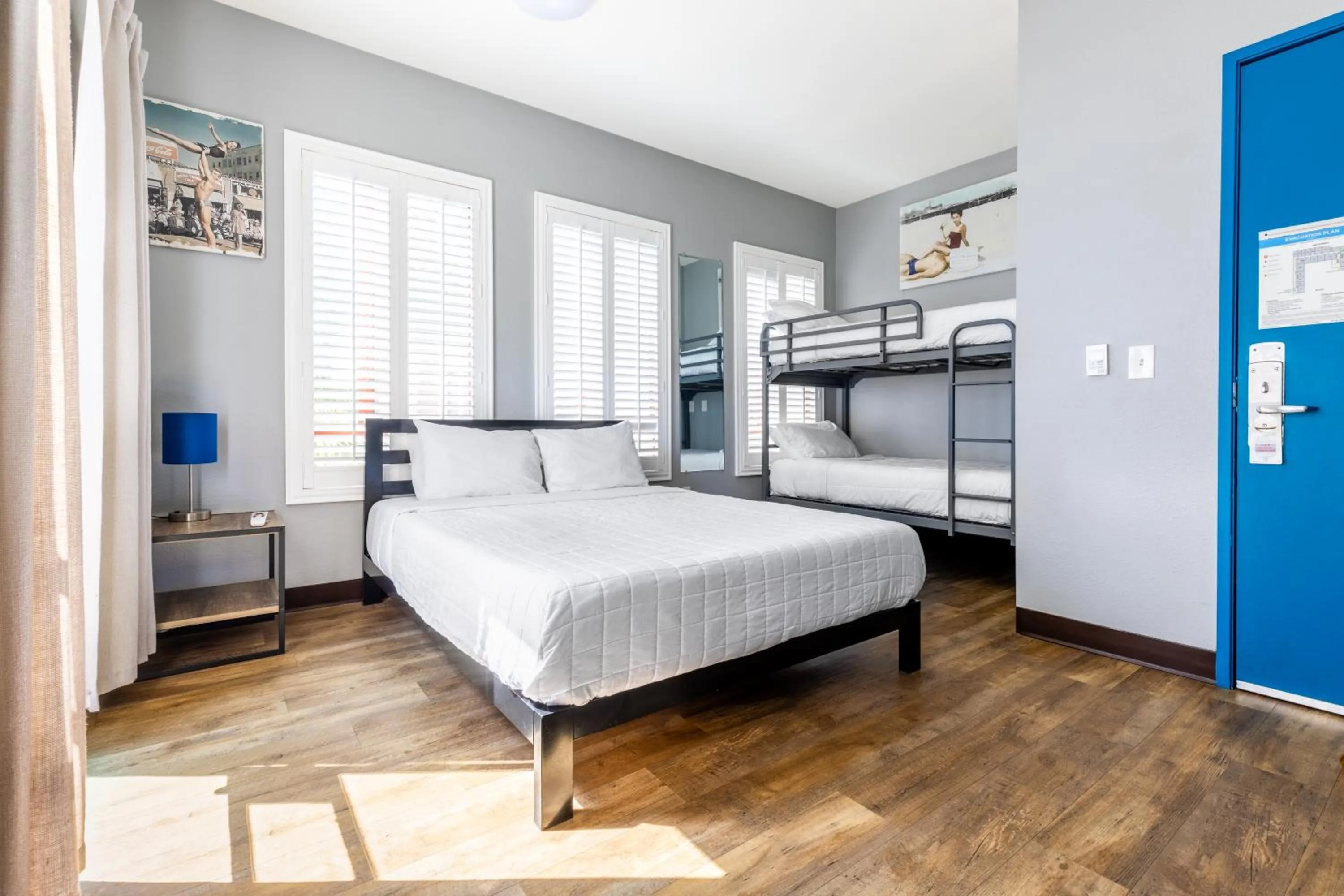 Bedroom, Bed in HI Los Angeles Santa Monica Hostel