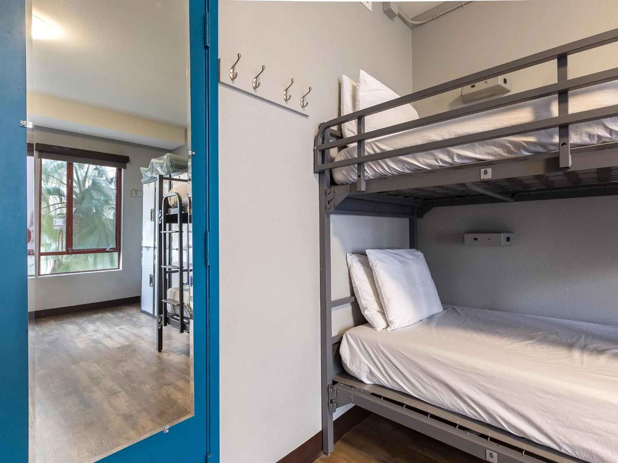 bunk bed, Bed in HI Los Angeles Santa Monica Hostel