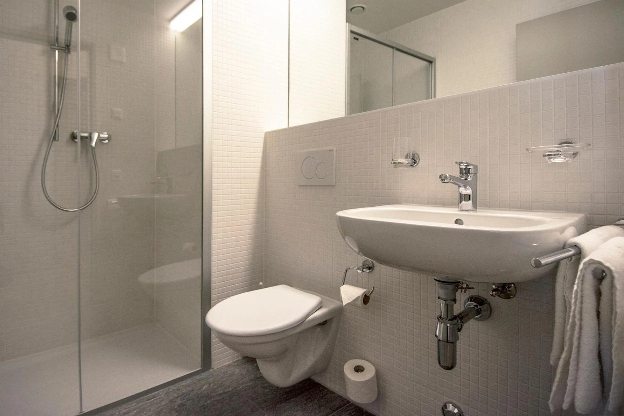 Bathroom in Campra Alpine Lodge & Spa