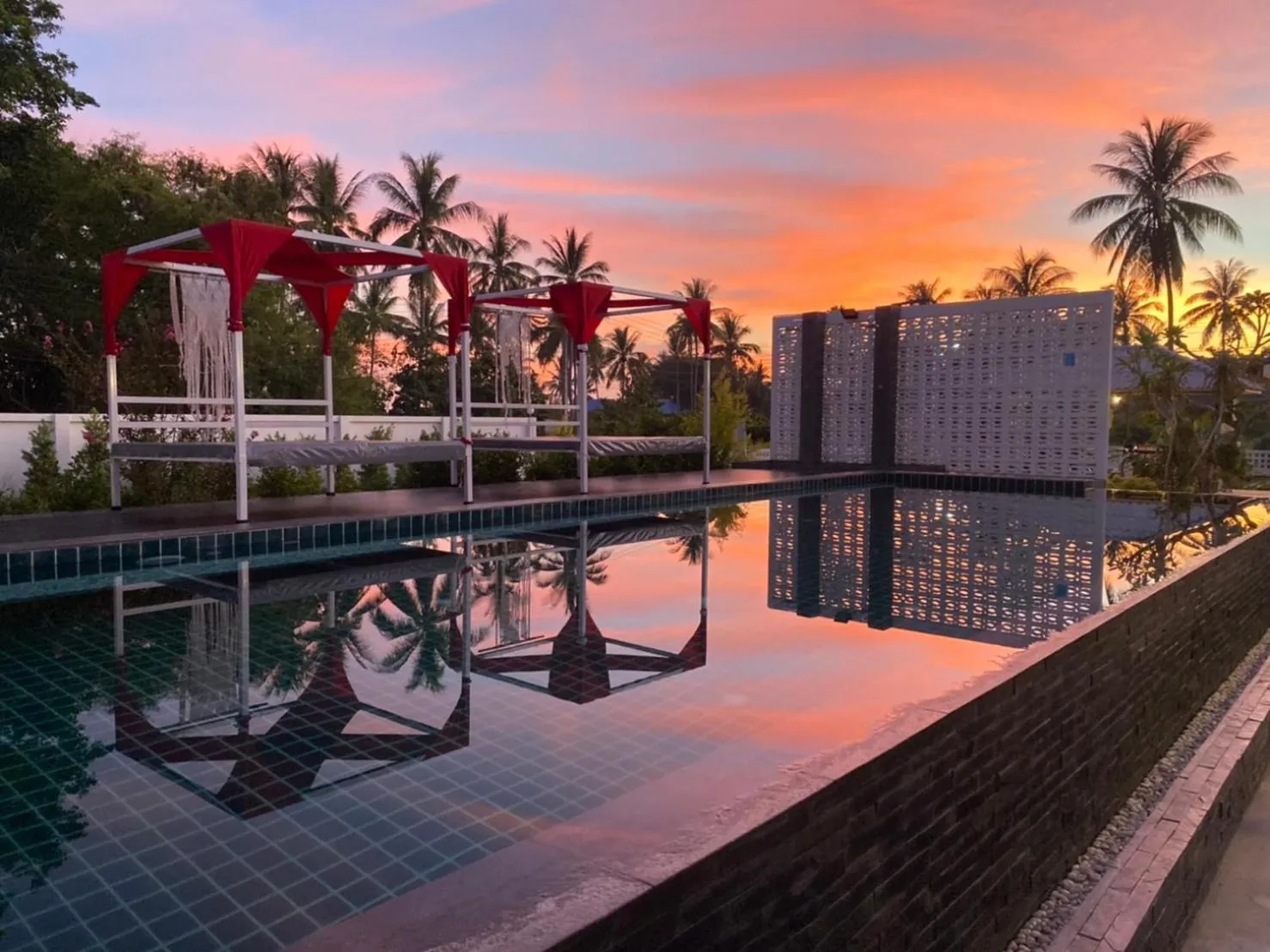 Swimming pool in Phangan Hometown Resort - Adults Only