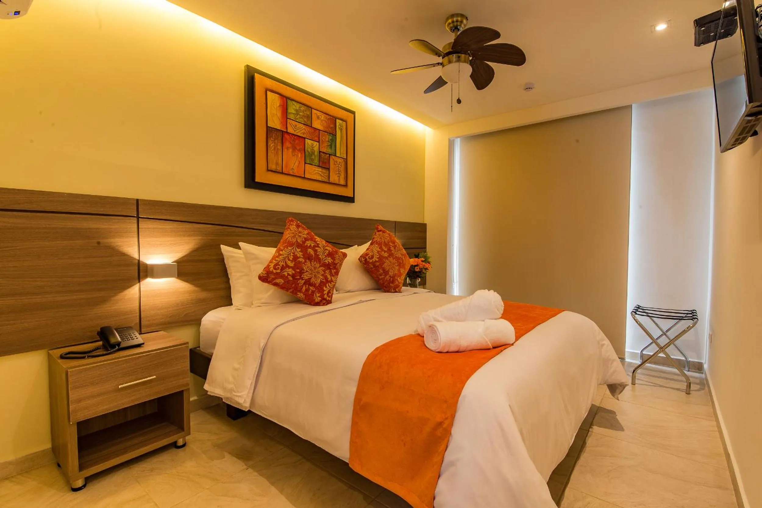 Bed in Hotel Boutique Marbore