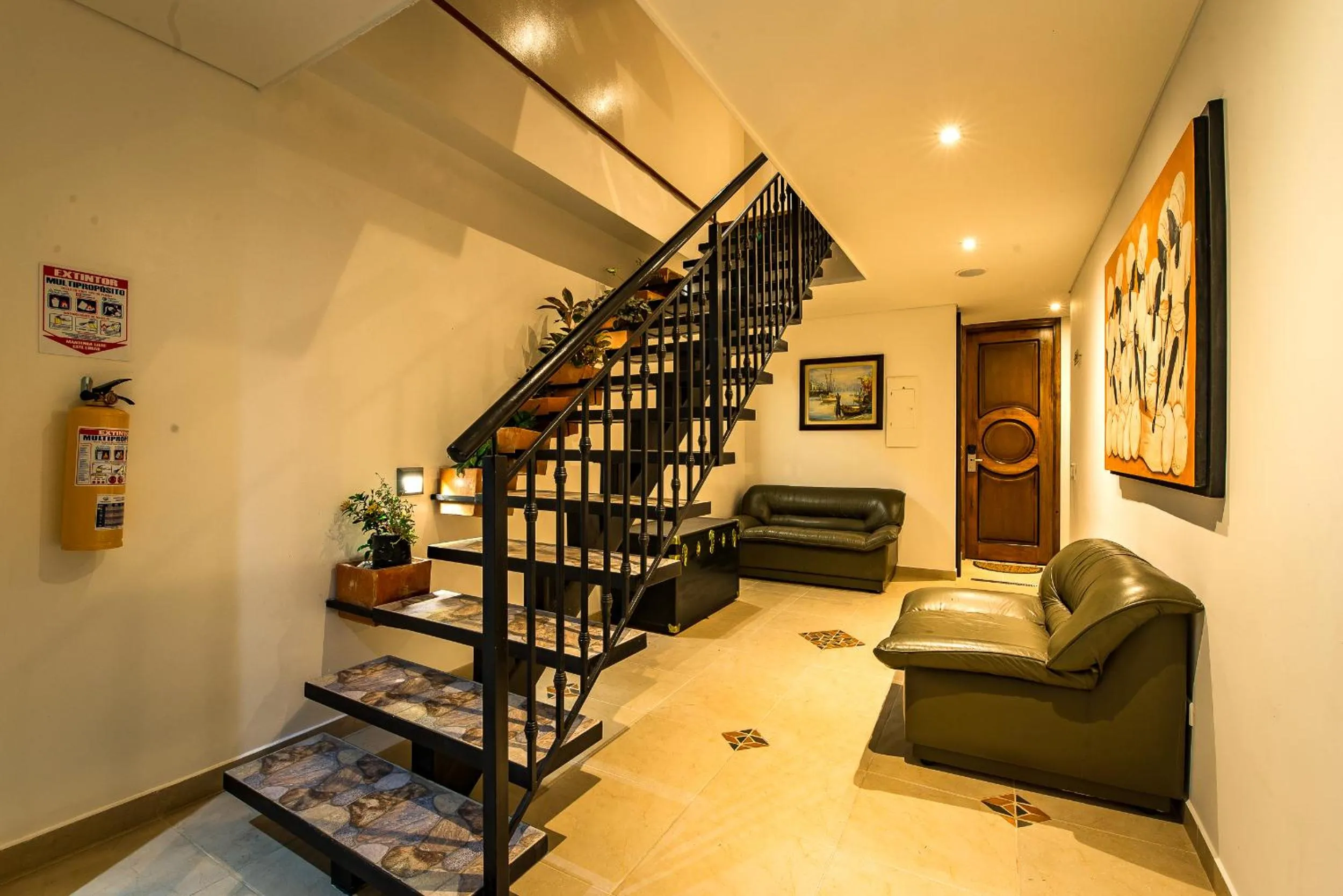 Living room in Hotel Boutique Marbore