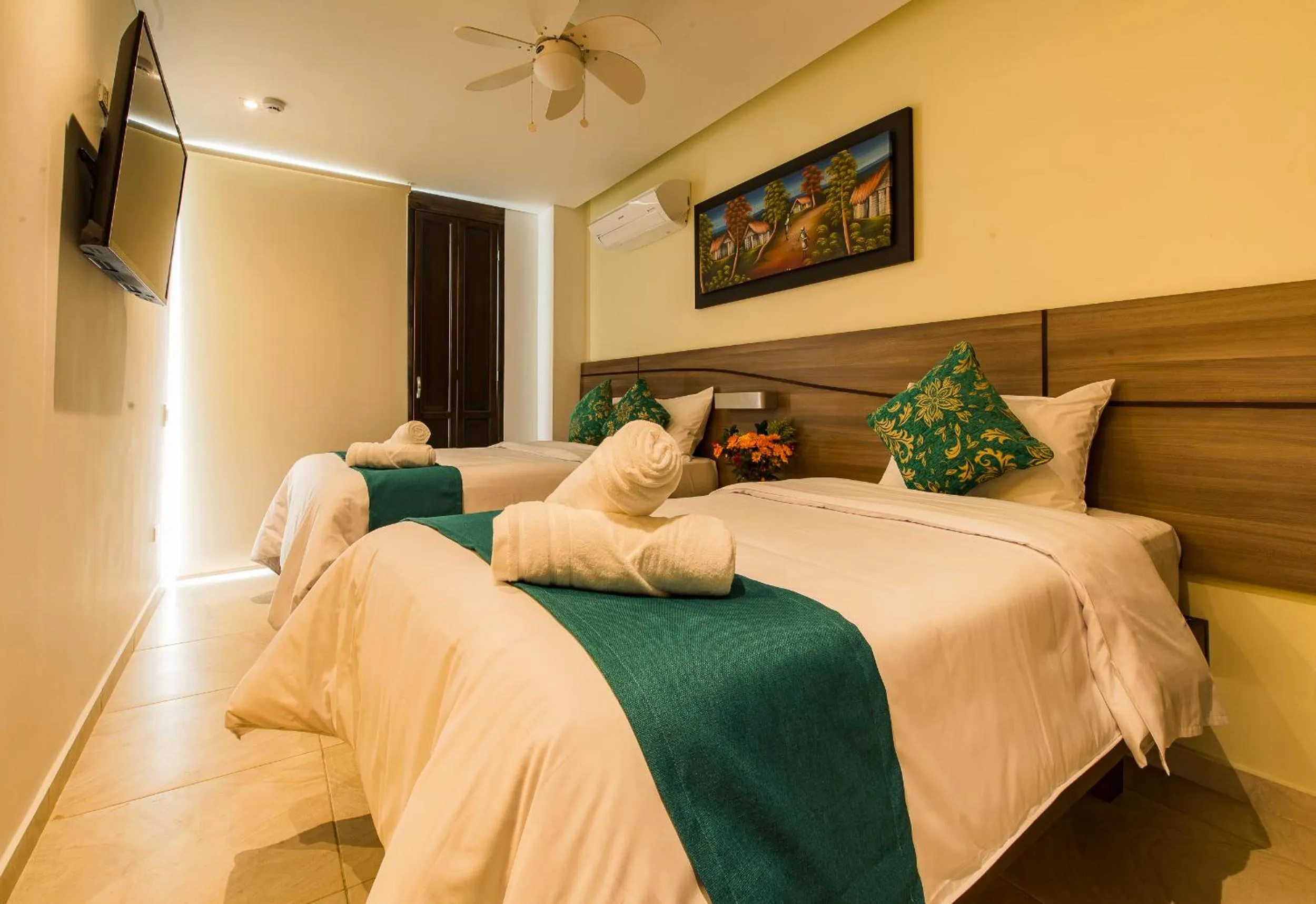 Bed in Hotel Boutique Marbore