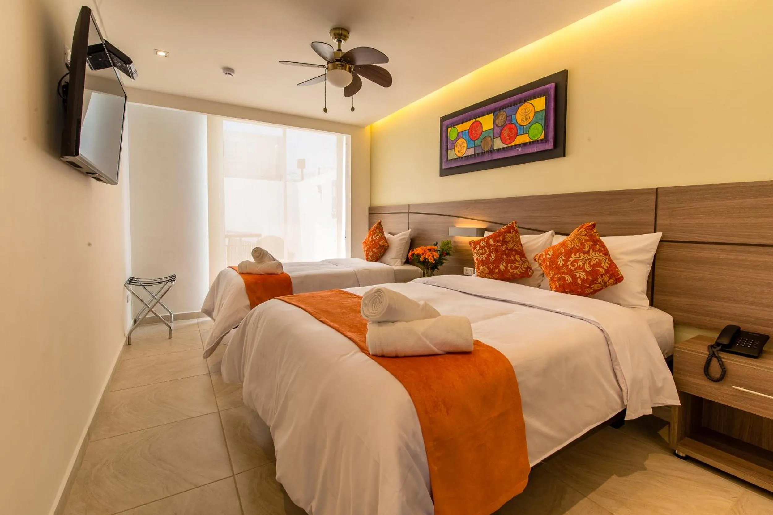 Bed in Hotel Boutique Marbore