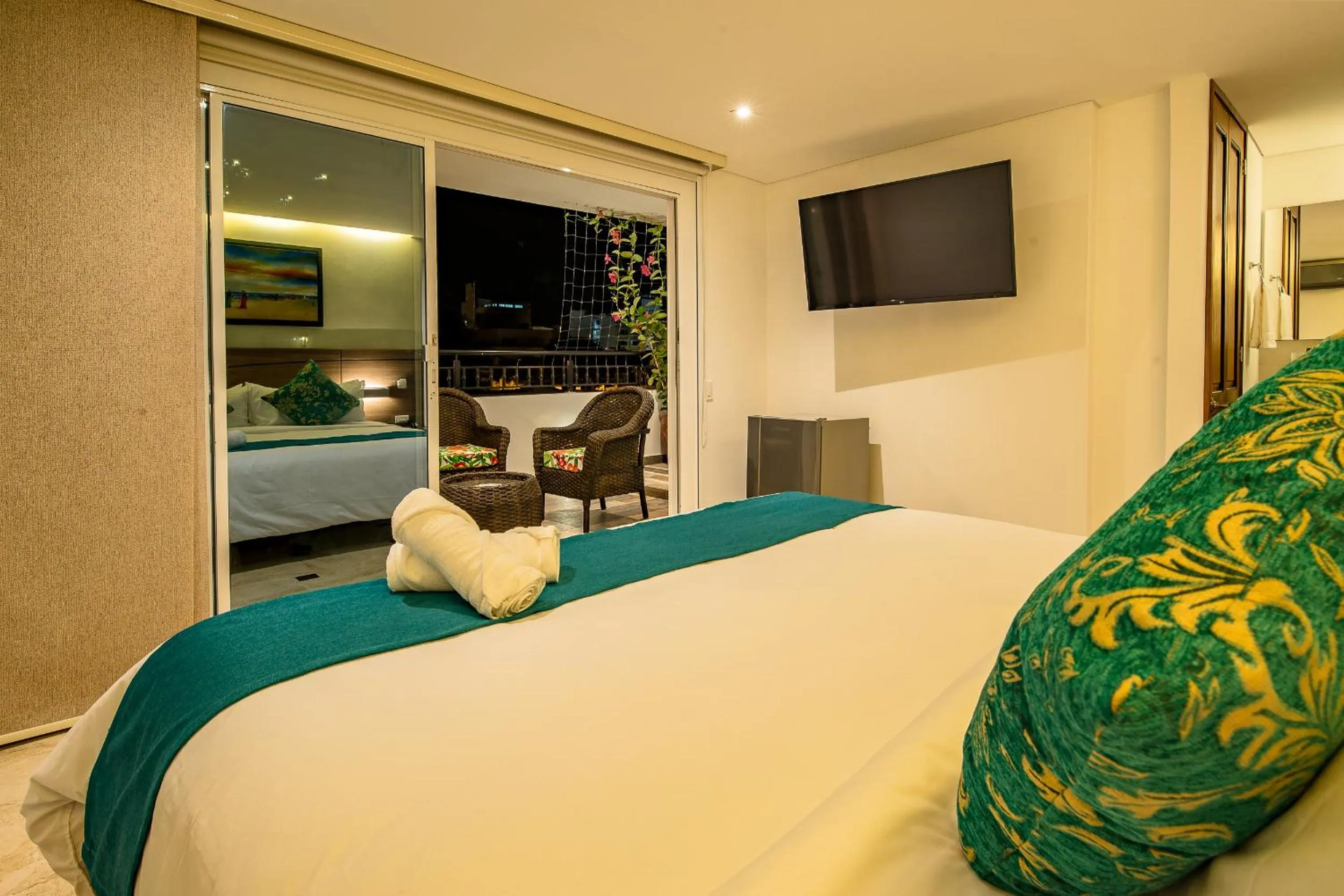 Bed in Hotel Boutique Marbore