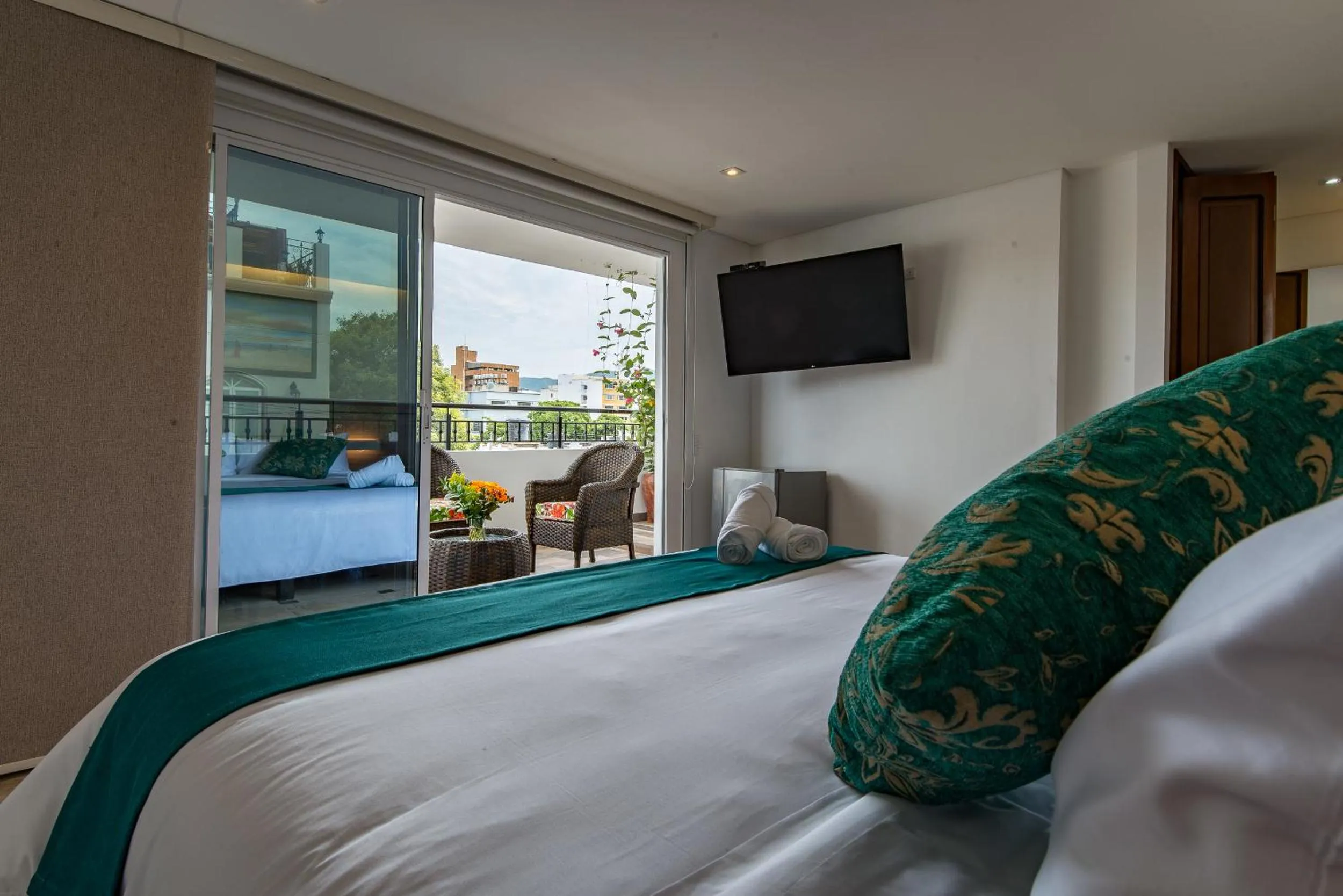 Bed in Hotel Boutique Marbore