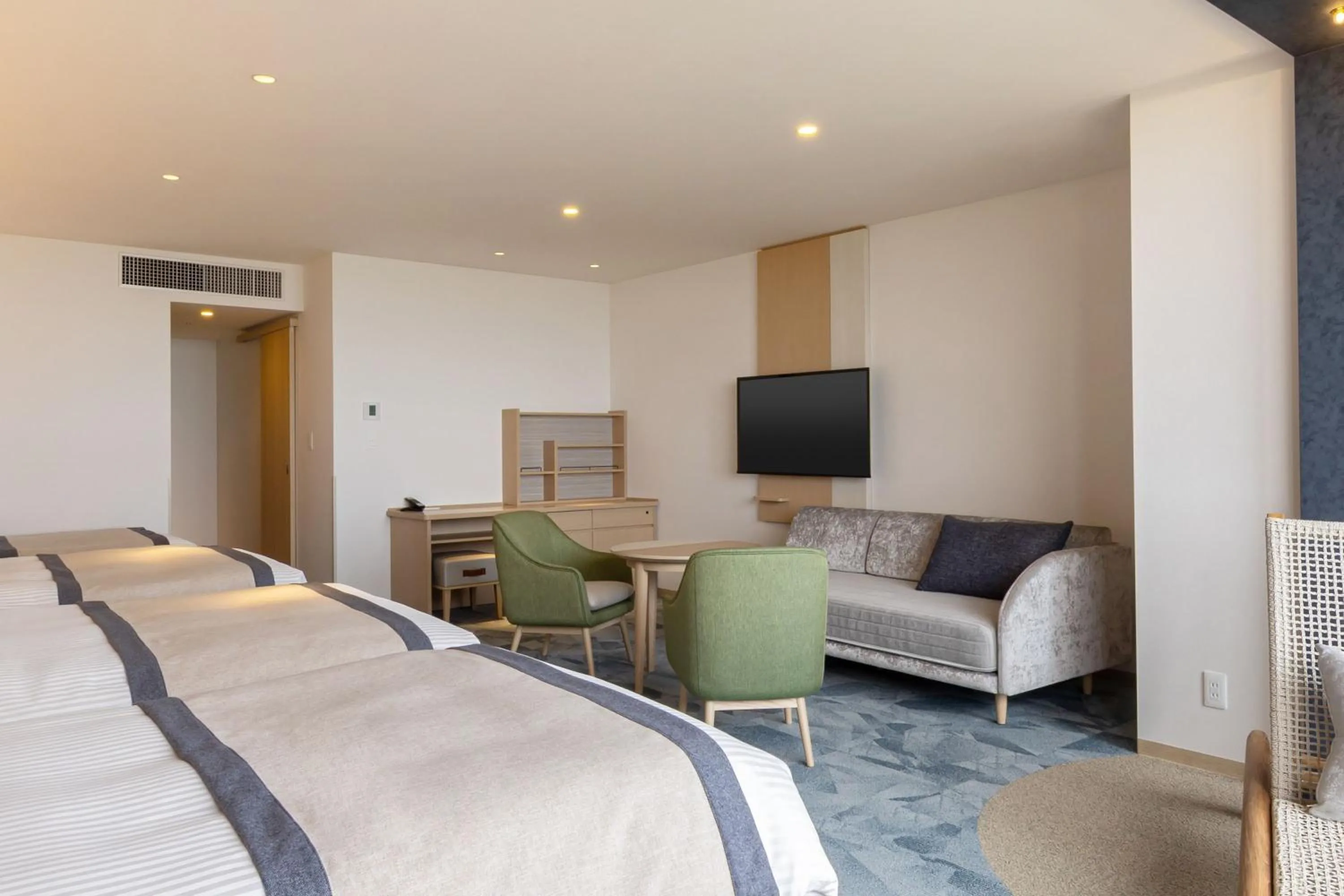 Photo of the whole room, Bed in KAMENOI HOTEL Kujukuri