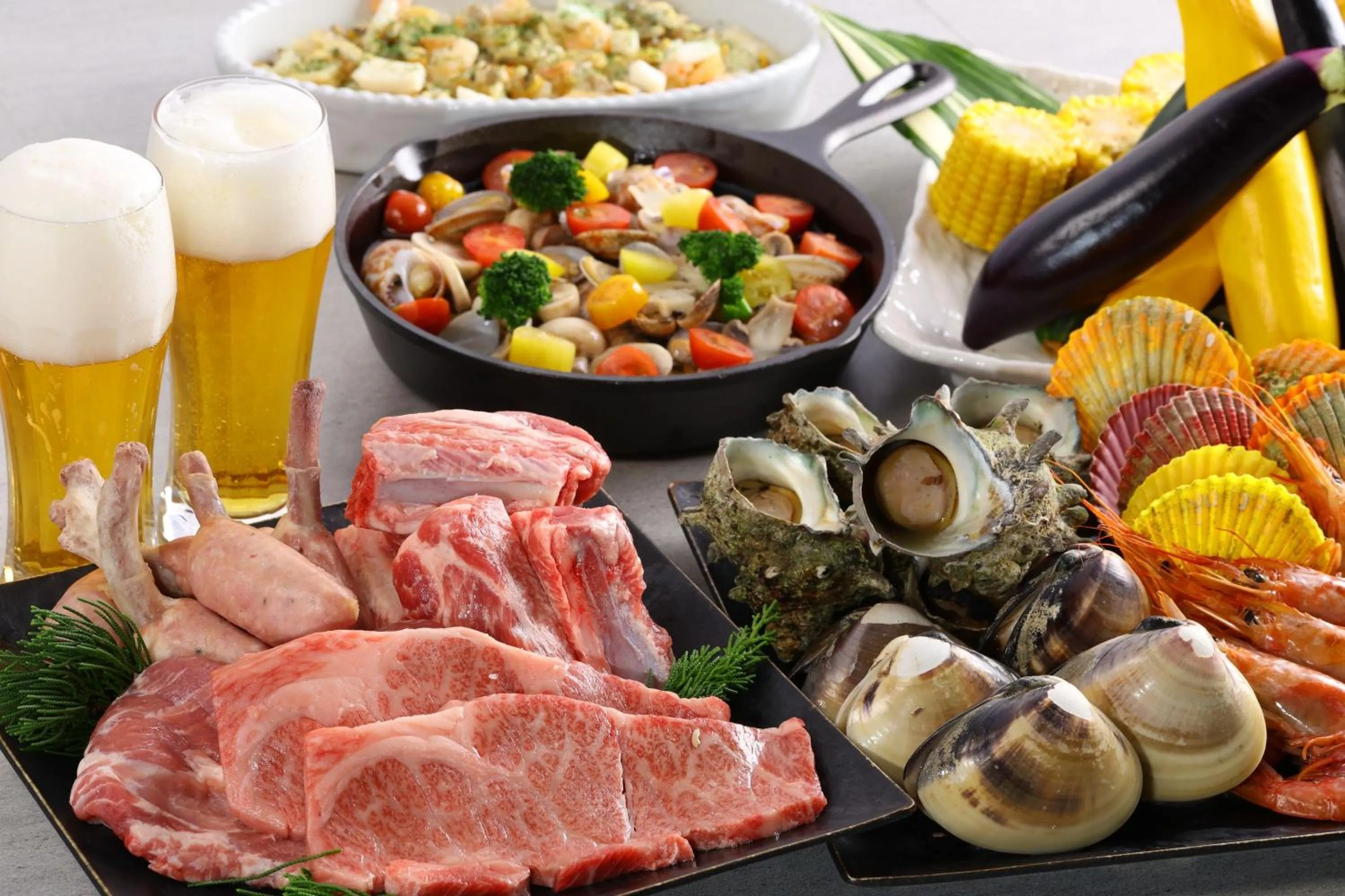 BBQ facilities in KAMENOI HOTEL Kujukuri