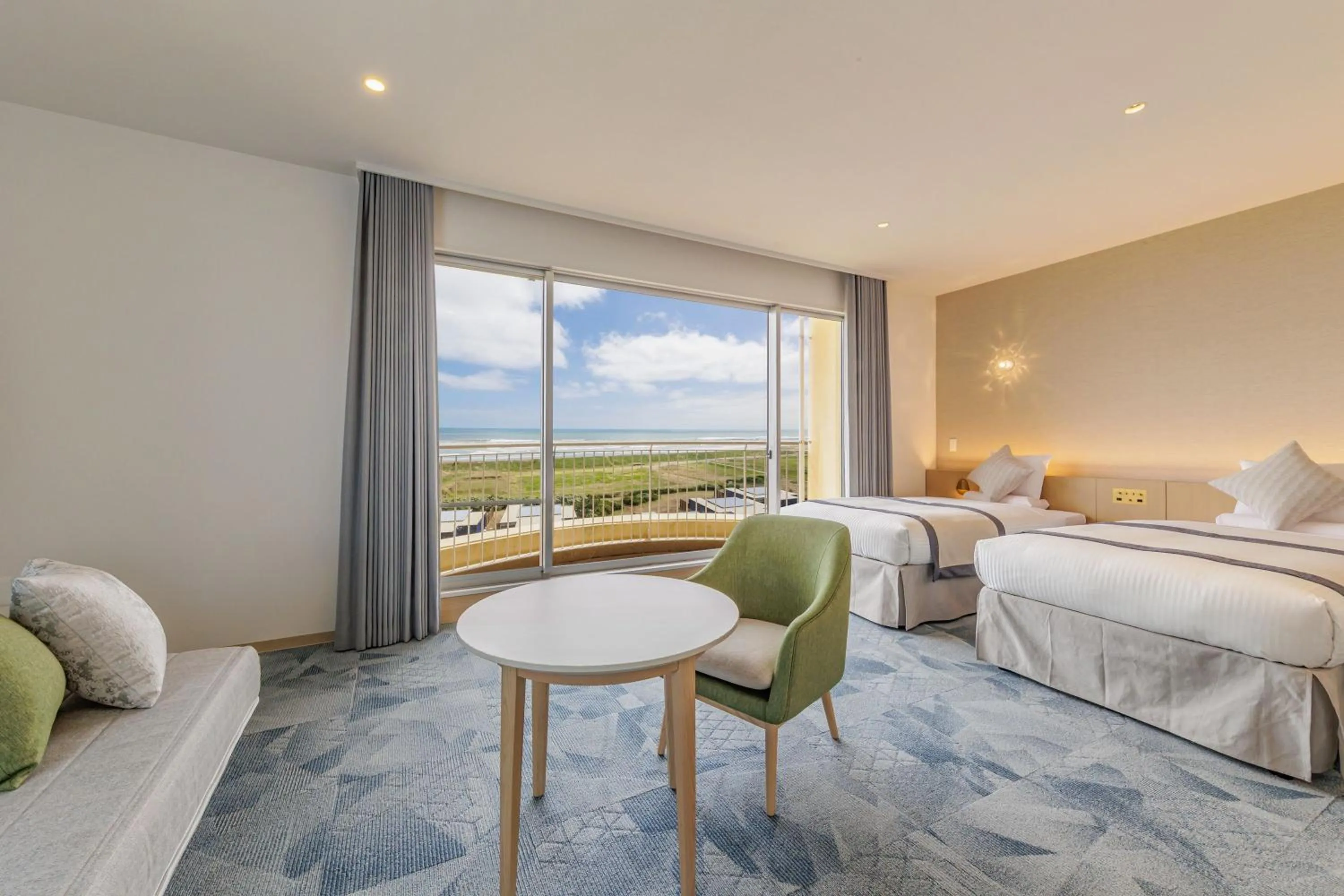 Bed in KAMENOI HOTEL Kujukuri