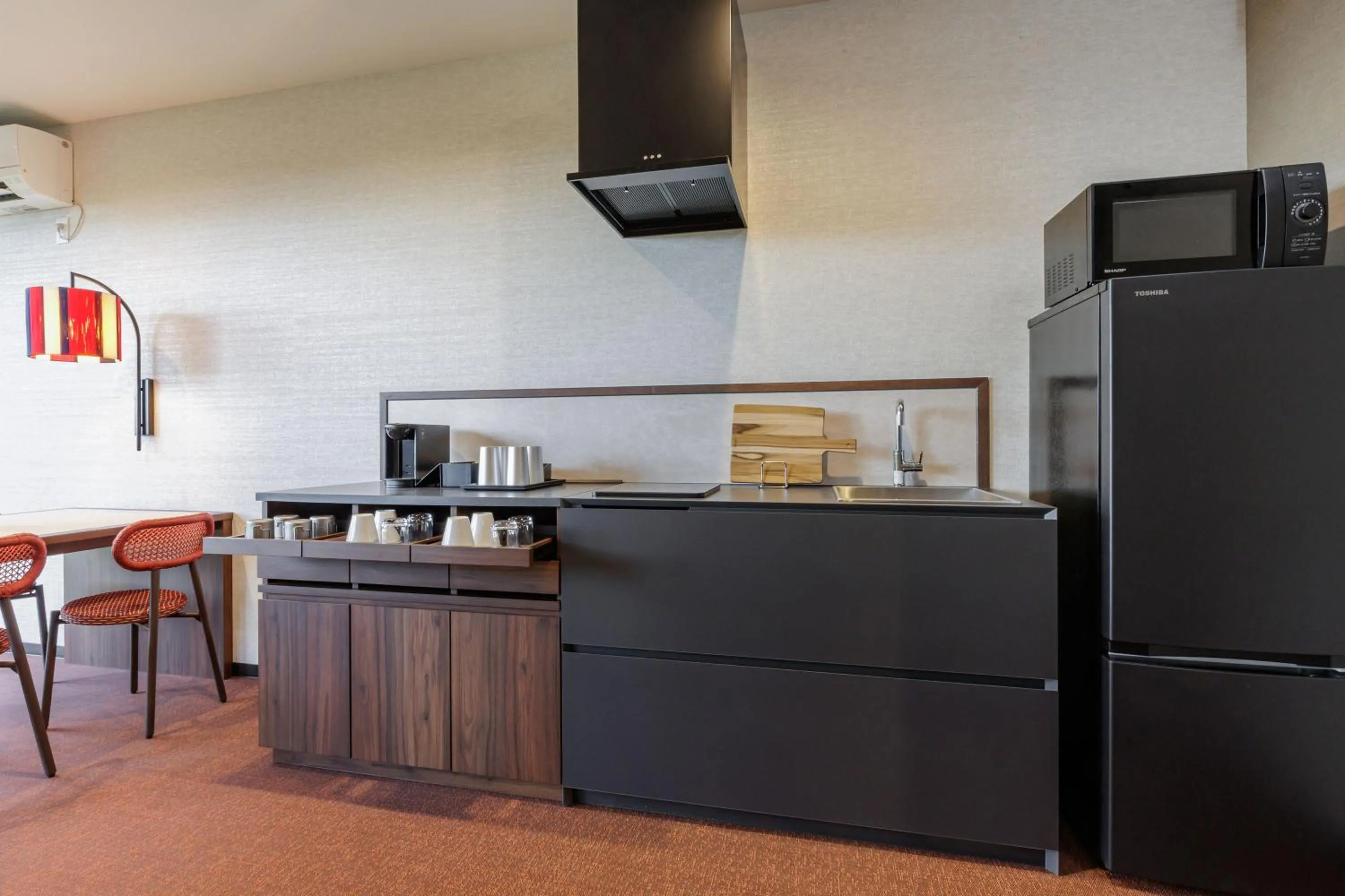 Kitchen or kitchenette in KAMENOI HOTEL Kujukuri