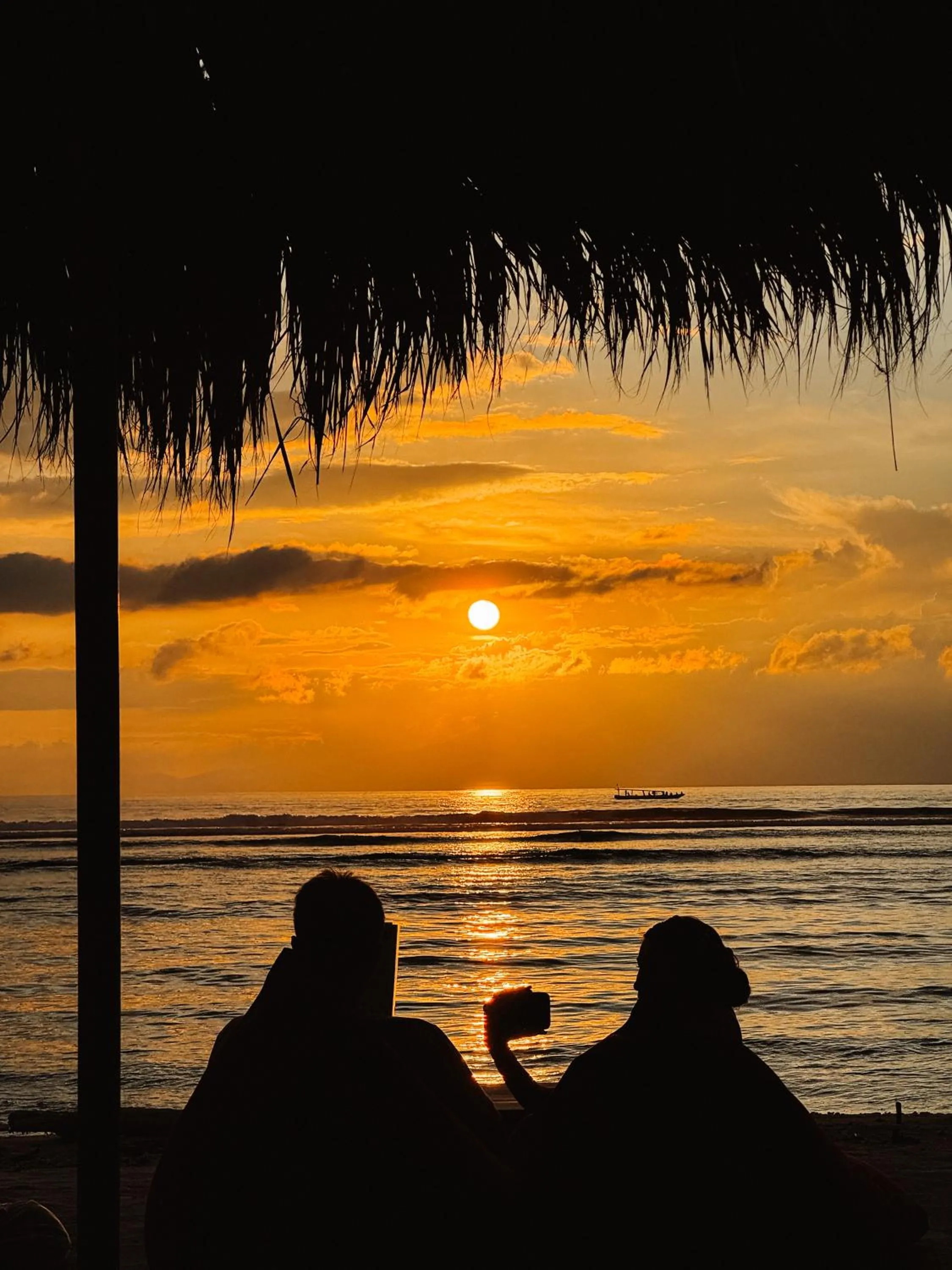 Sunset in Hotel Lumi Gili Trawangan
