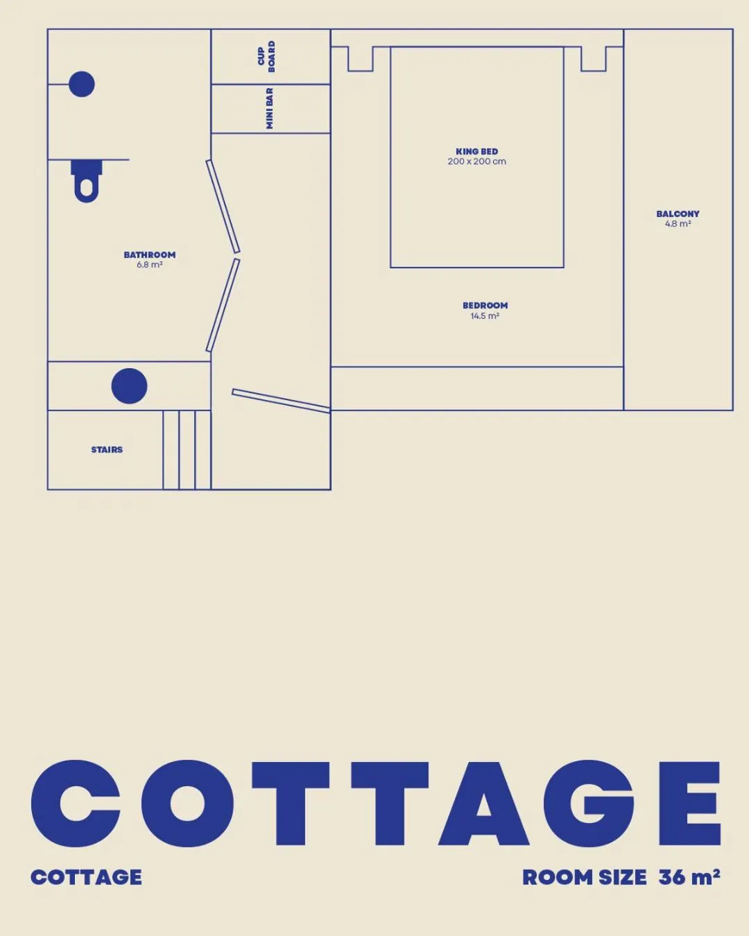 Floor plan in Hotel Lumi Gili Trawangan