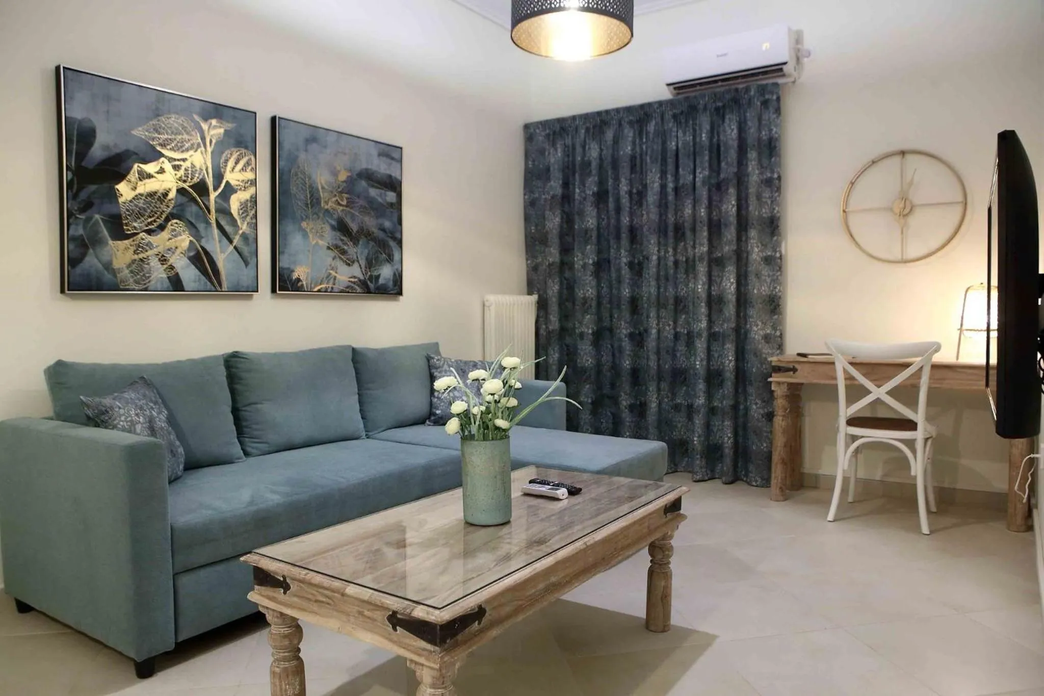 Living room in Best House, Anakreontos, Perivolaki, Nikaia, P...