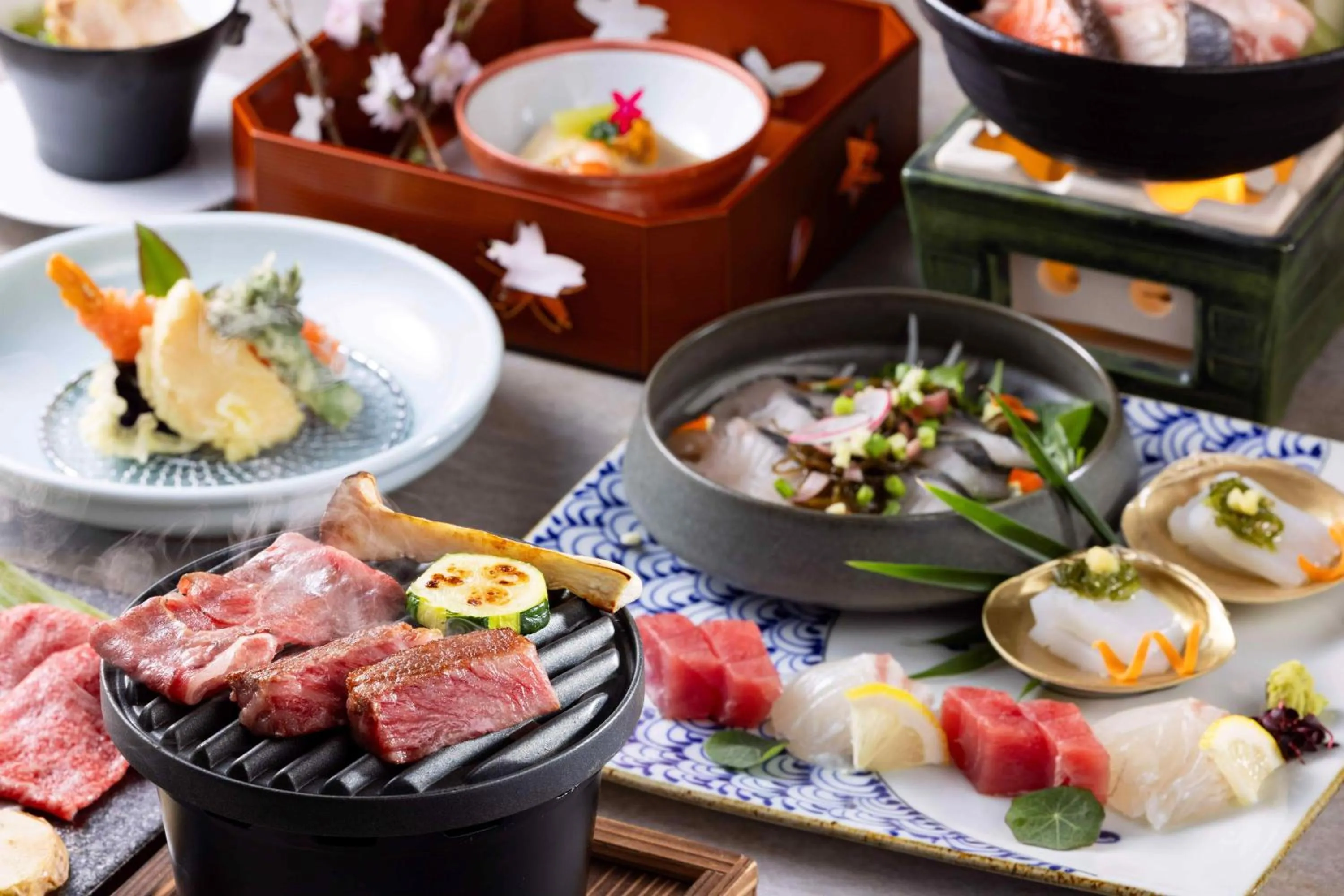 Dinner in KAMENOI HOTEL Kanonji