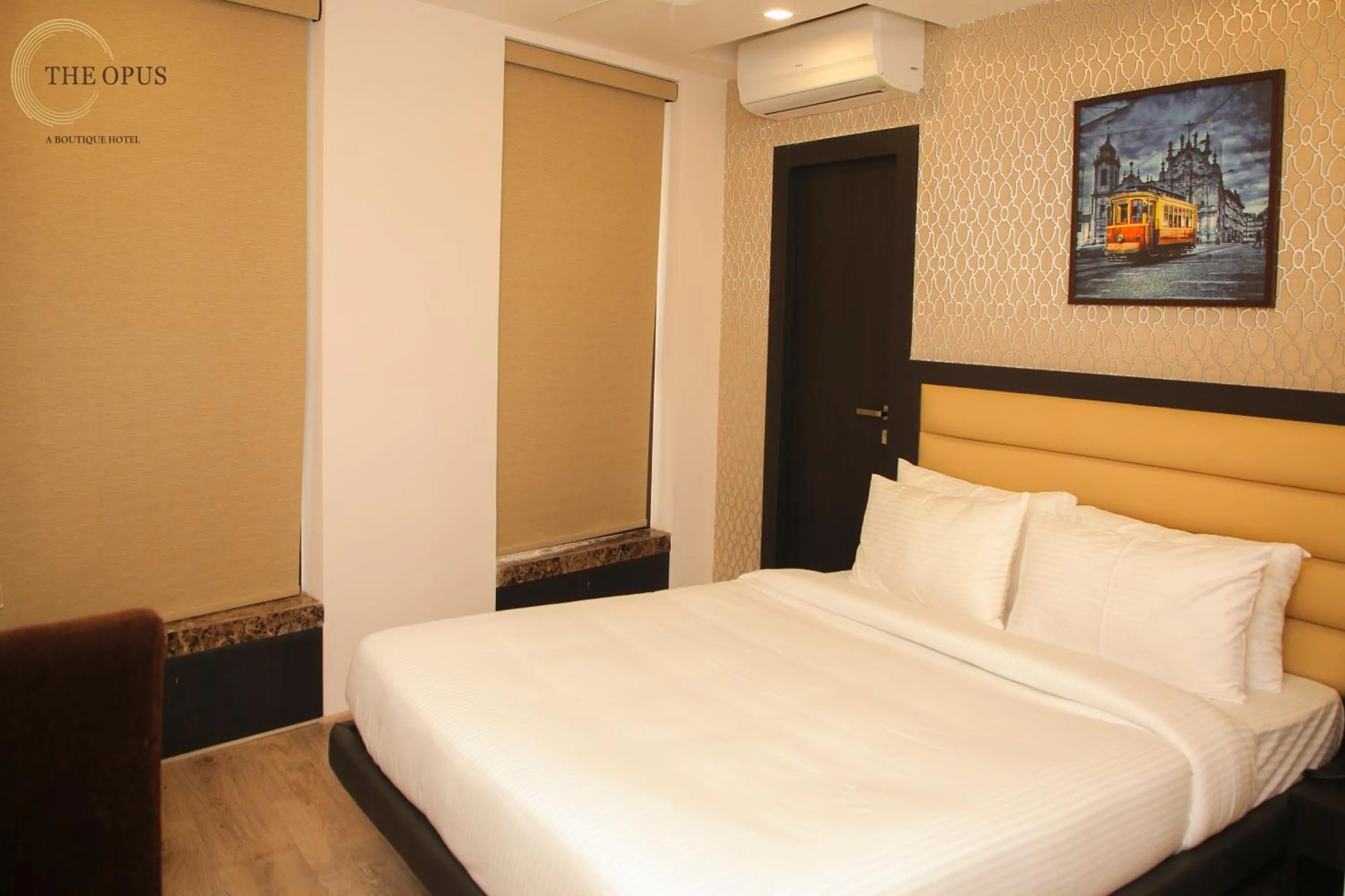 Bed in The Opus Kolkata - A Boutique Hotel