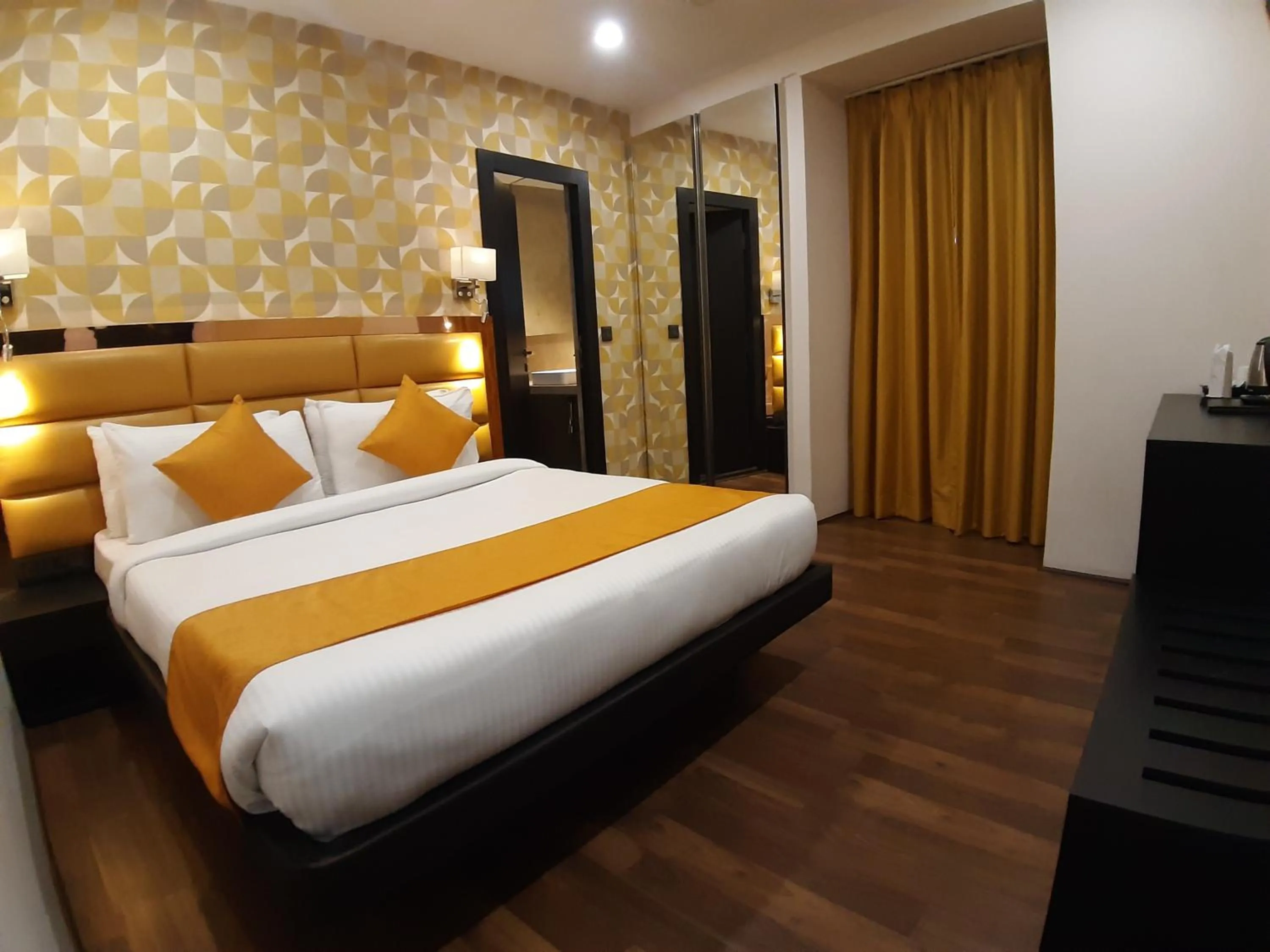 TV and multimedia, Bed in The Opus Kolkata - A Boutique Hotel