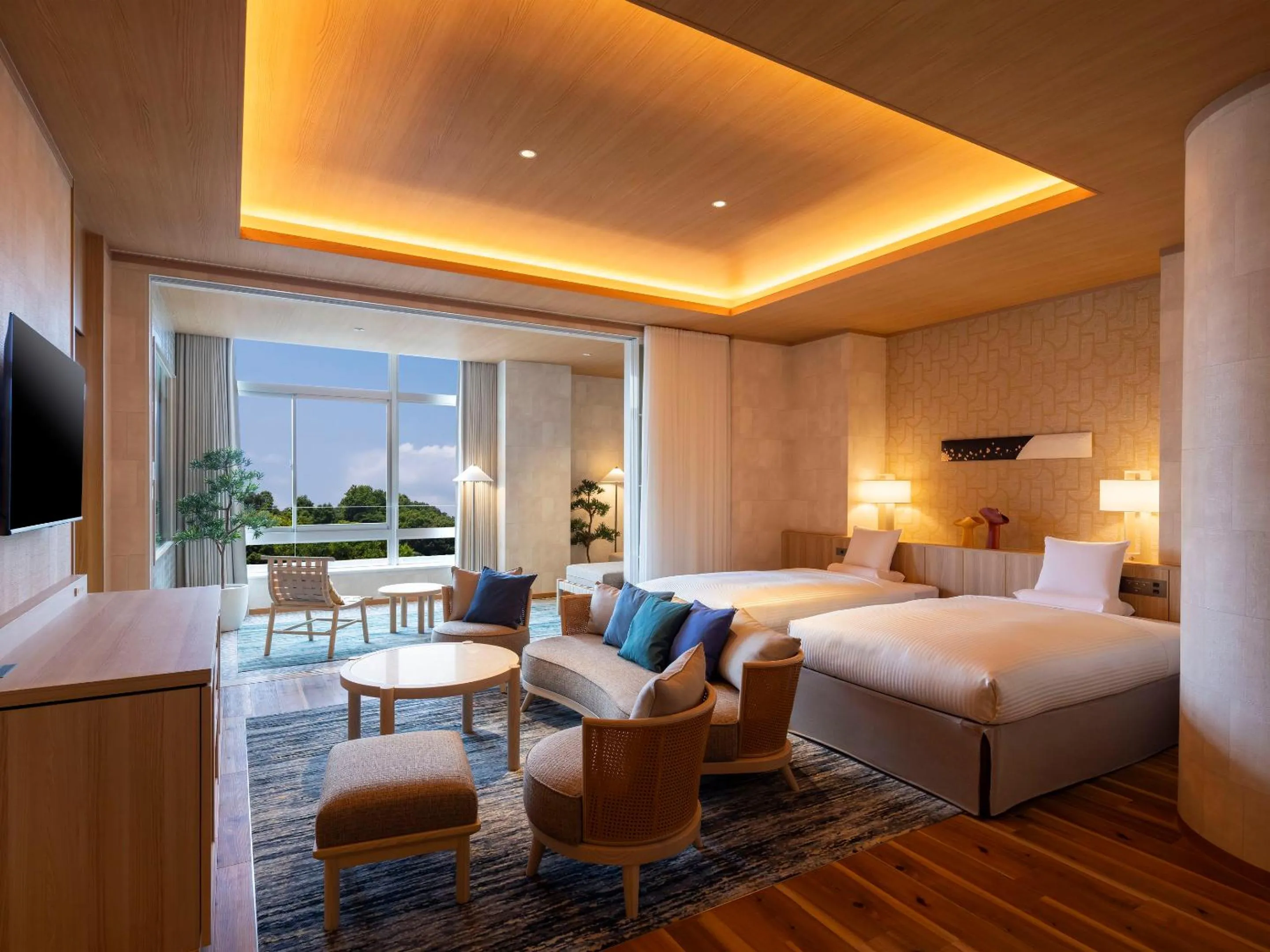 Deluxe Room with Hot Spring Semi-Open-Air Bath - single occupancy in KAMENOI HOTEL Ako