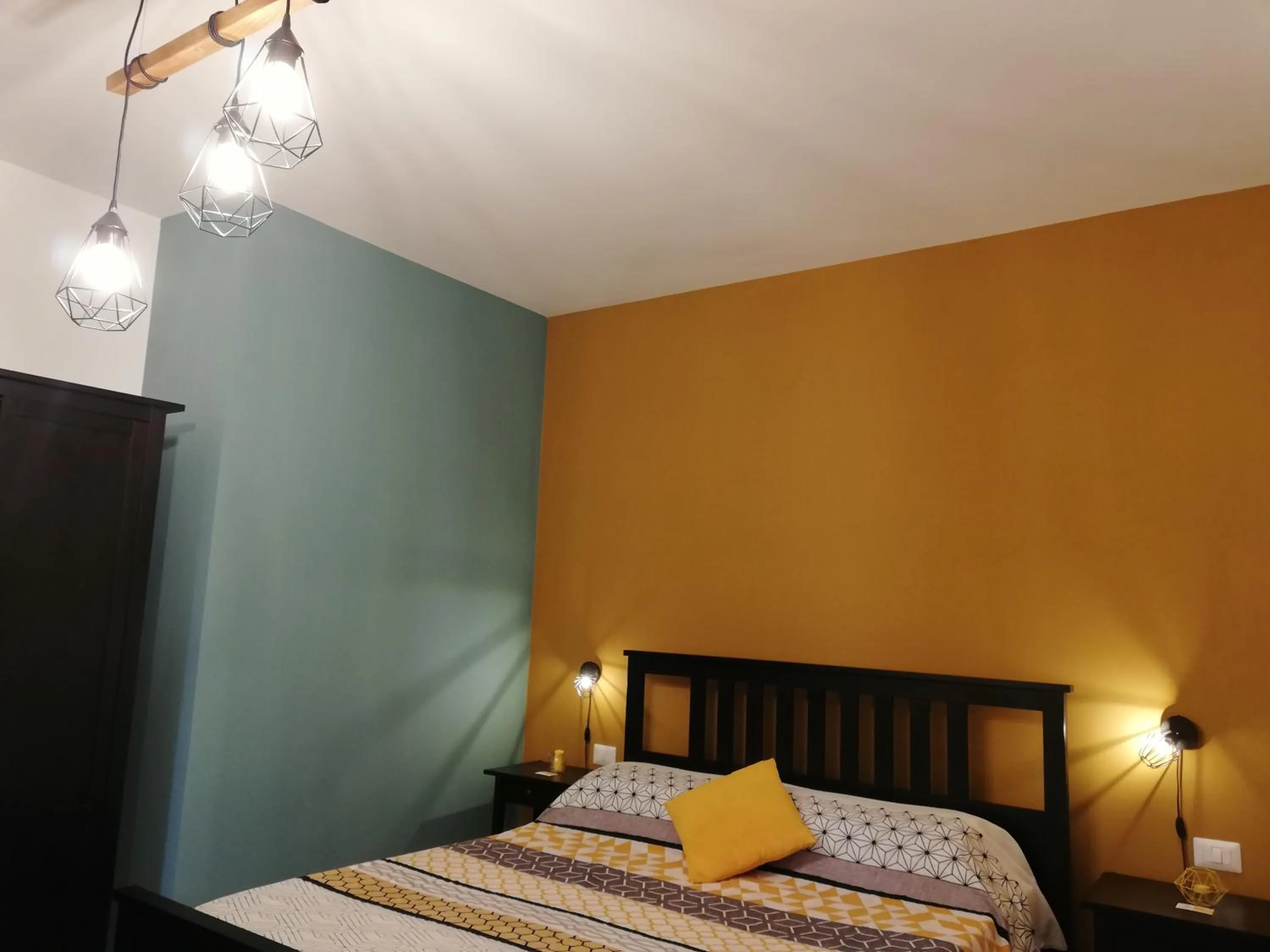 Bed in The Yellow House