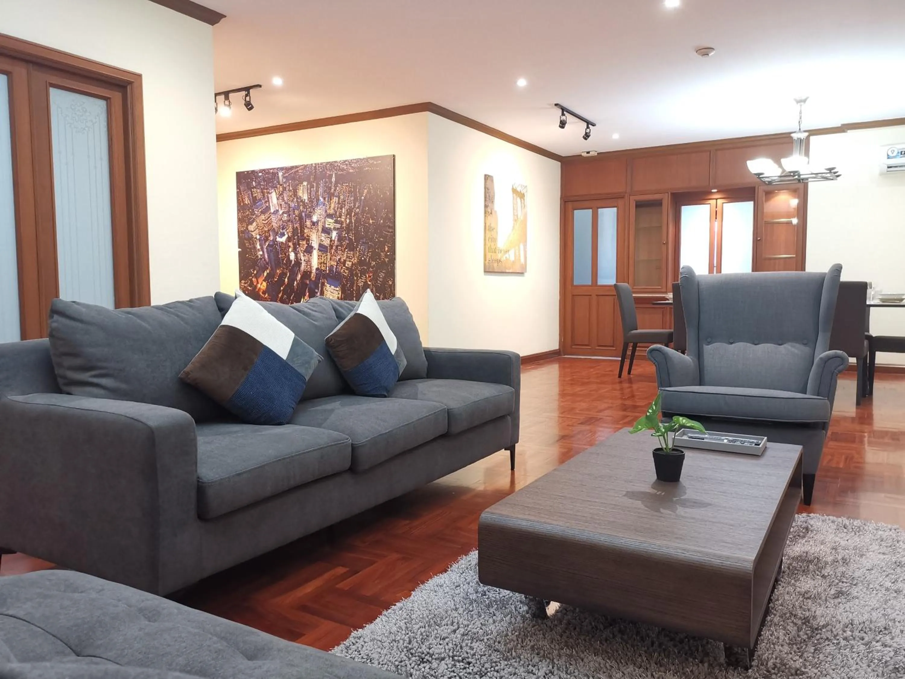 Living room in NT Place Sukhumvit Suites