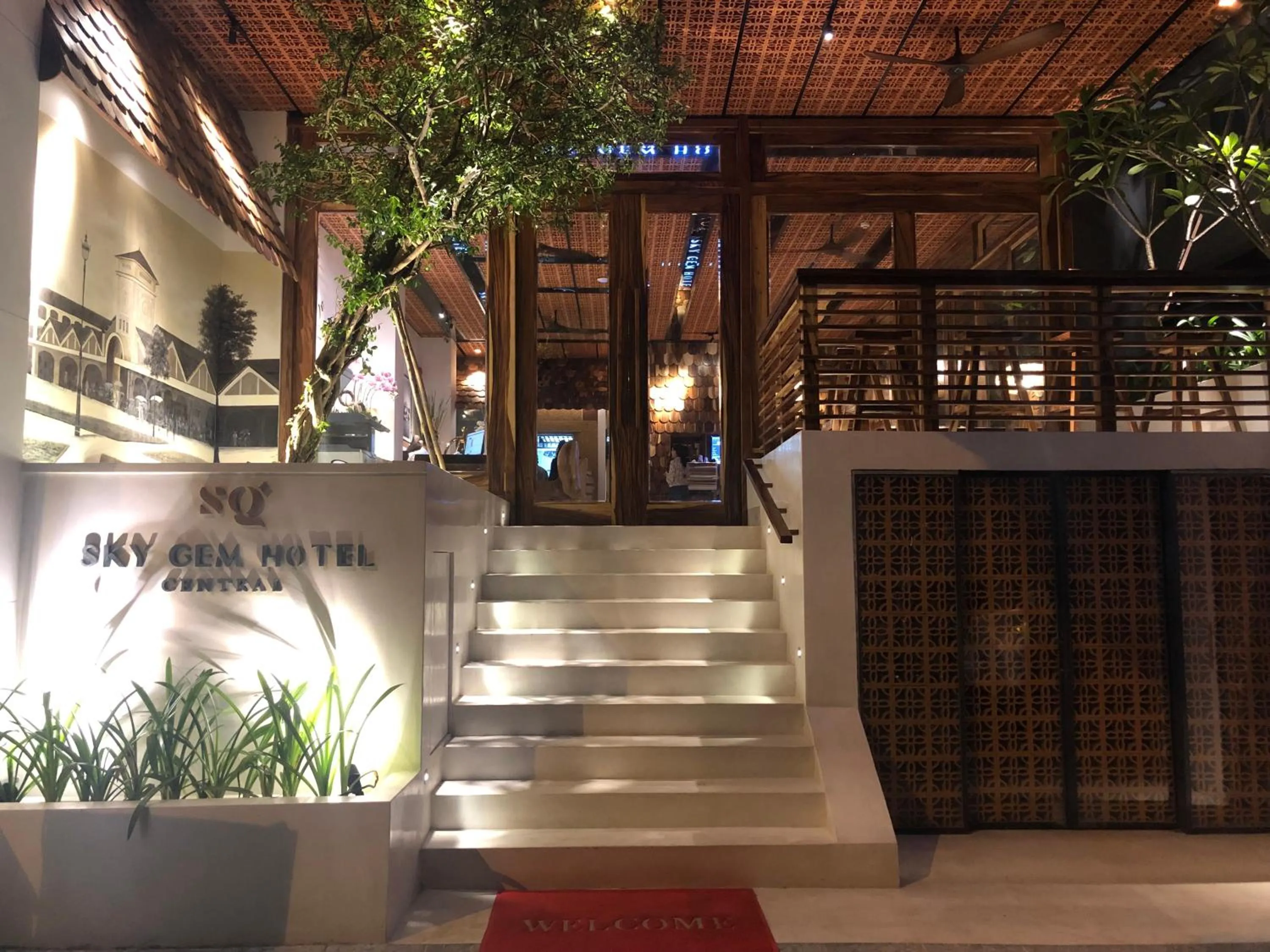 Facade/entrance in Sky Gem Central Hotel