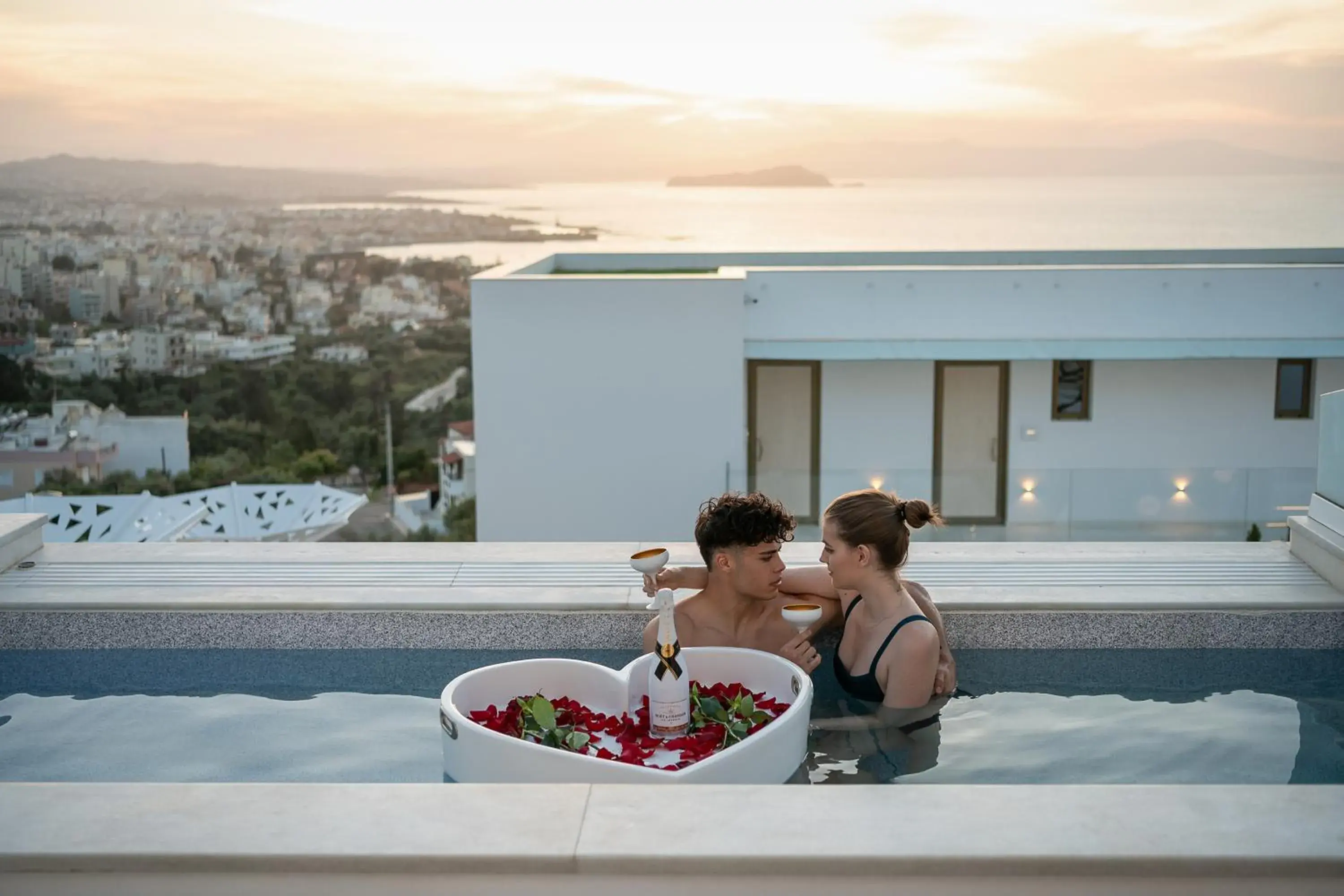 Deluxe Room with Sea View and Private Pool in Lagon Life Spirit Boutique Hotel - Adults Only Deluxe Room with Sea View and Private Pool in Lagon Life Spirit Boutique Hotel - Adults Only