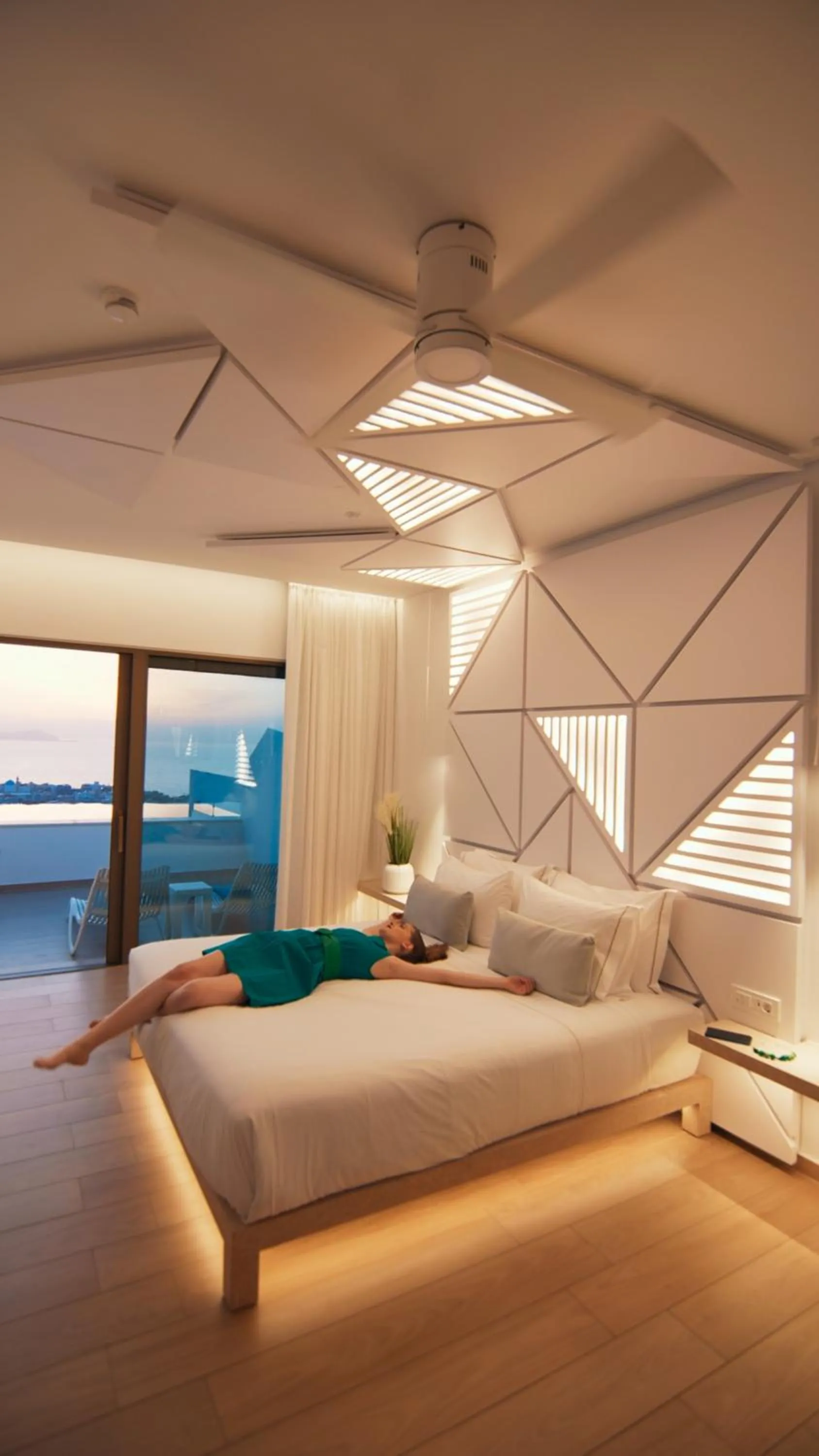 Bed in Lagon Life Spirit Boutique Hotel - Adults Only