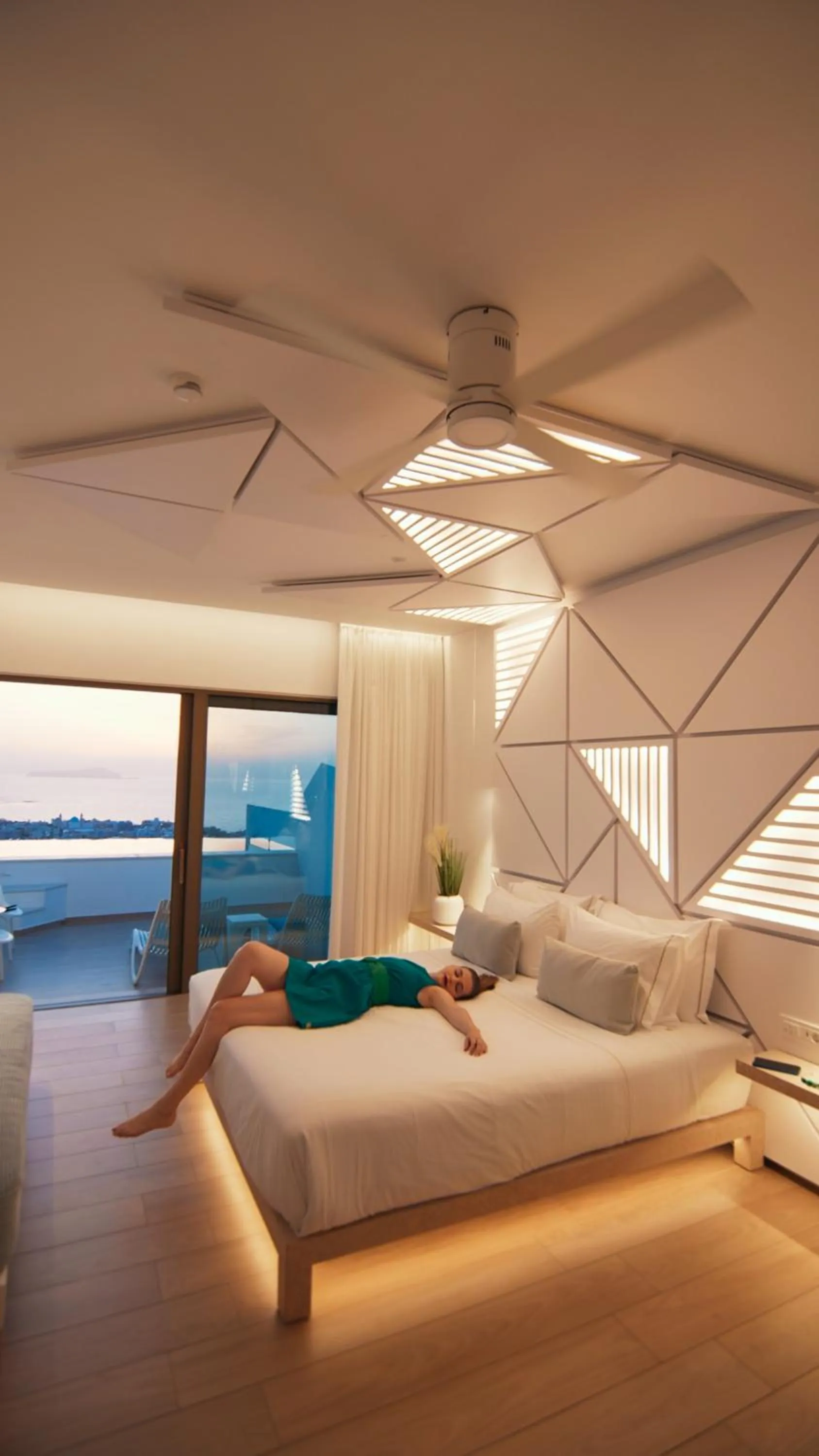 Bed in Lagon Life Spirit Boutique Hotel - Adults Only