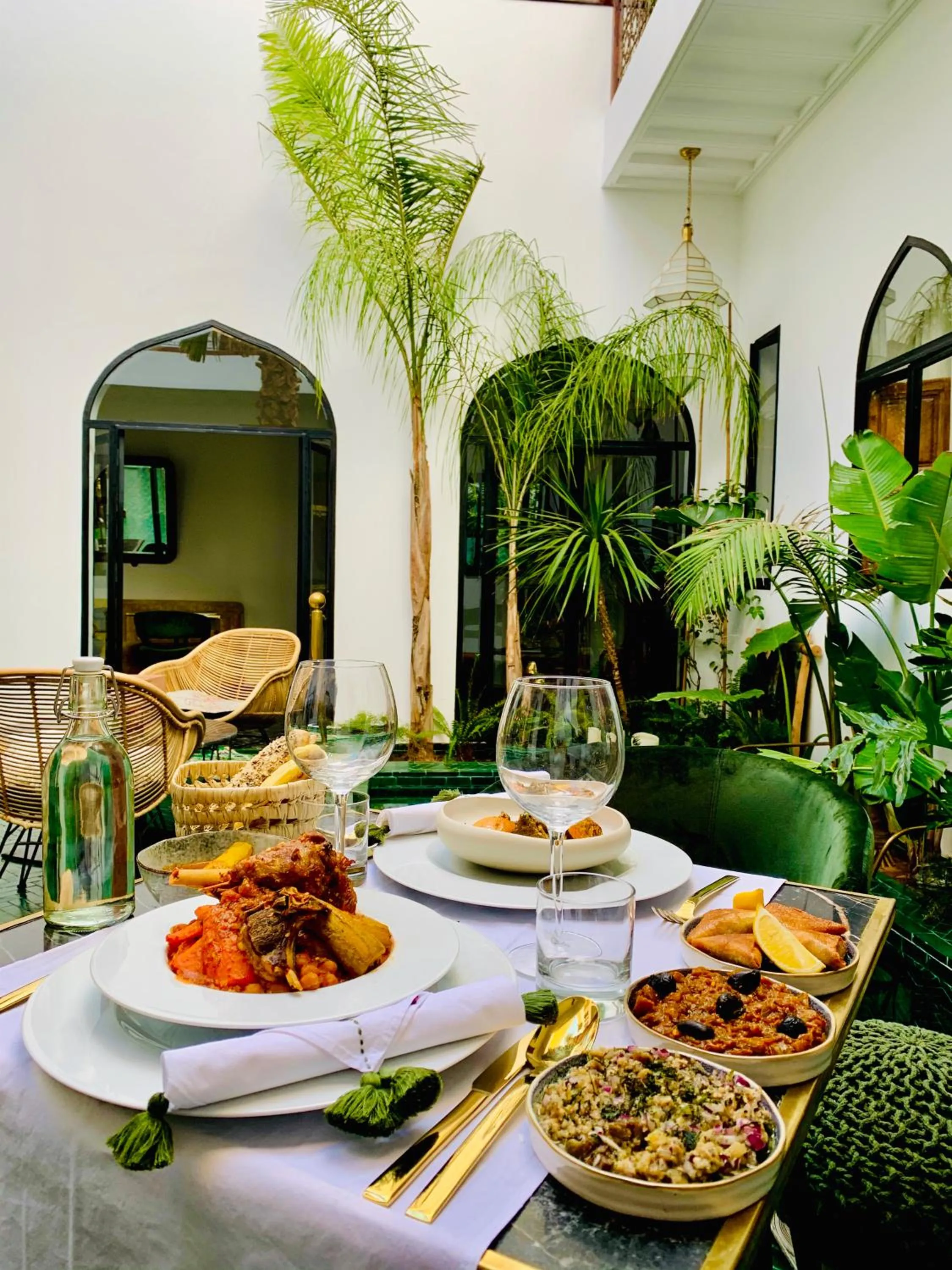 Food and drinks in Riad Dar Yasaman