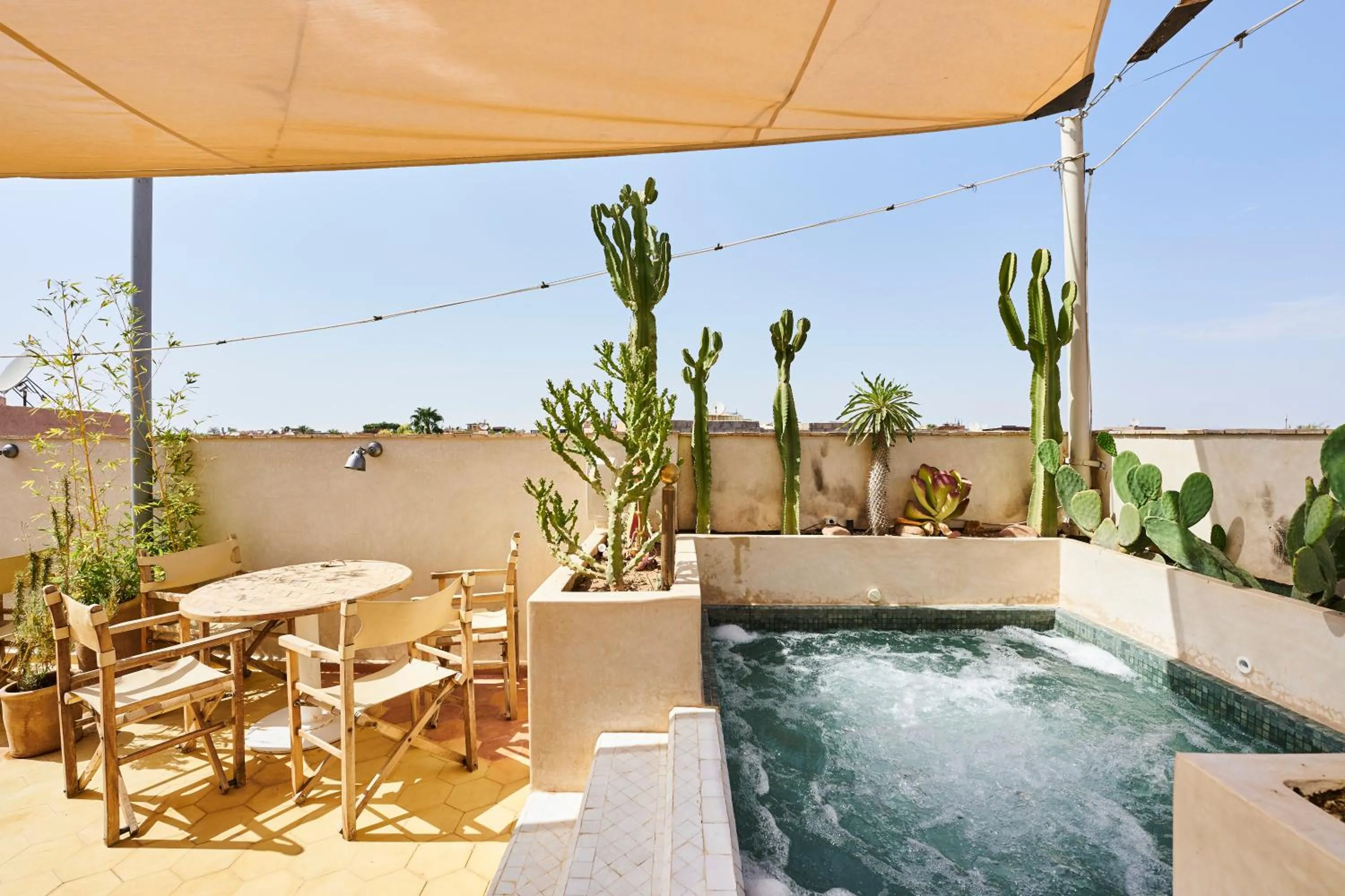 Hot Tub in Riad Dar Yasaman