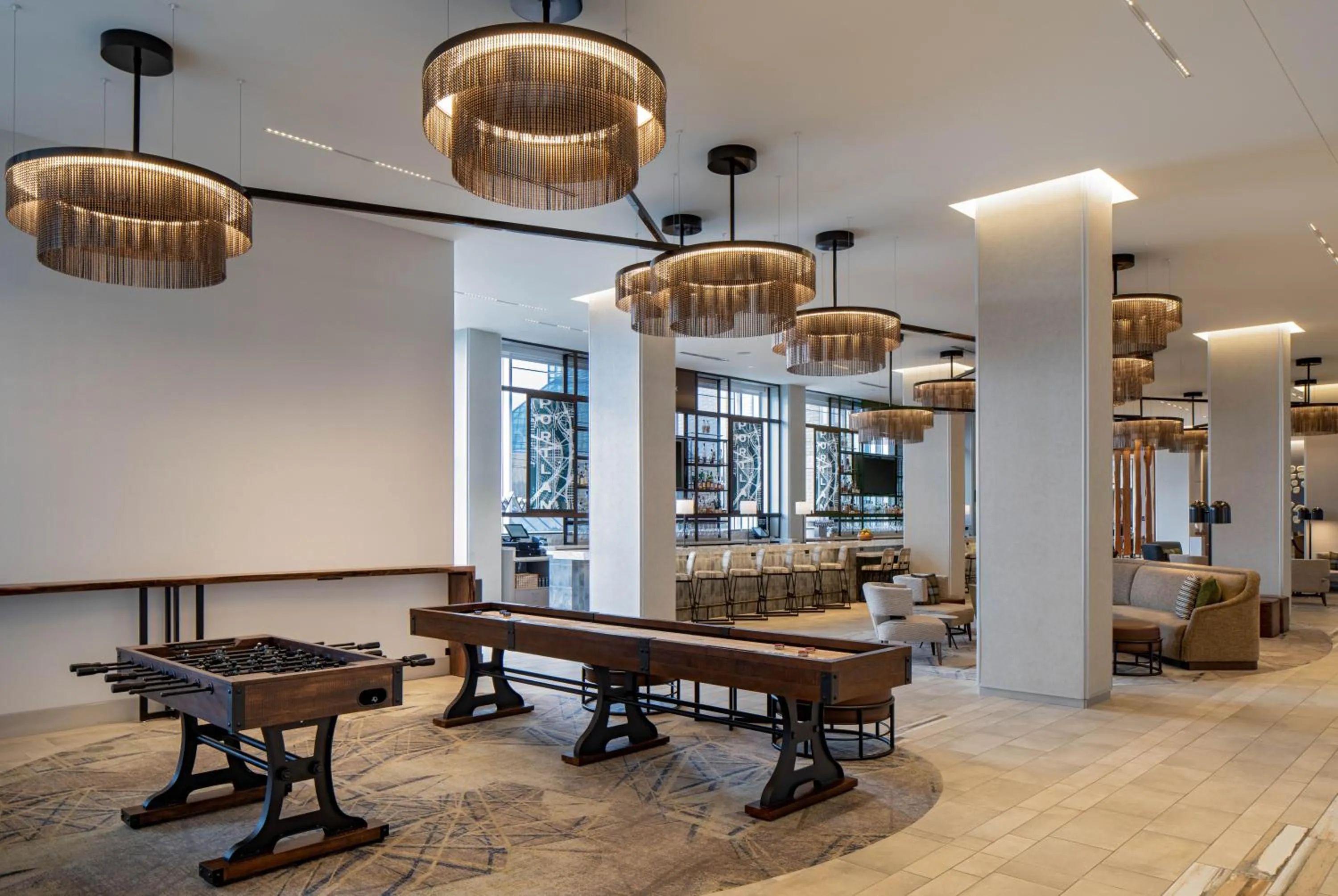 Game Room in Hyatt Regency Portland at the Oregon Convention Center