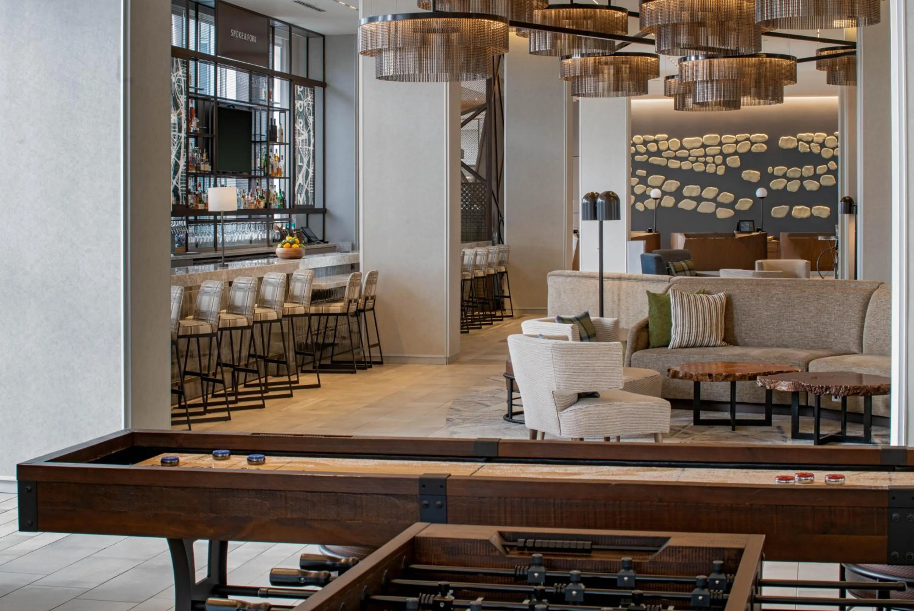 Game Room in Hyatt Regency Portland at the Oregon Convention Center