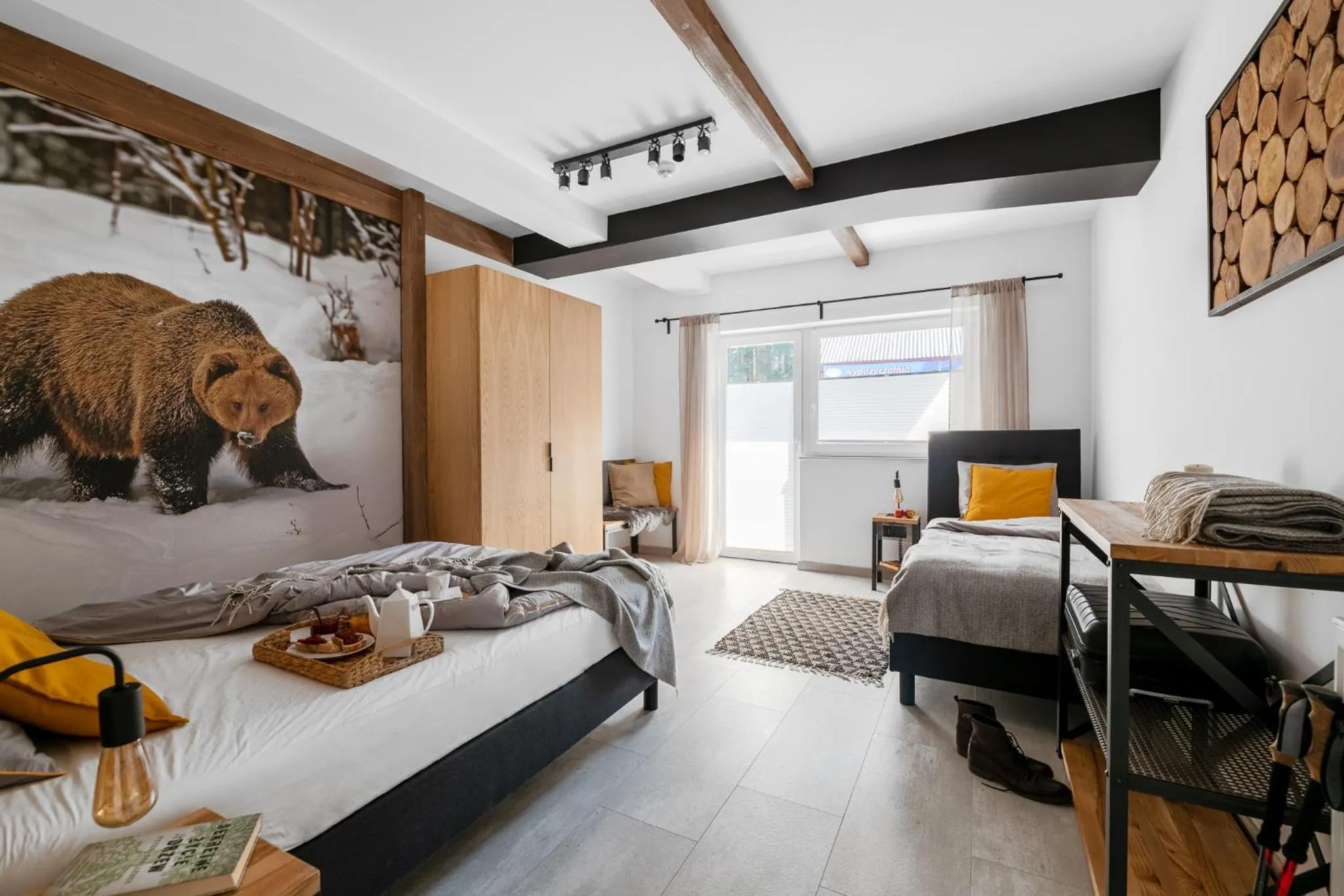 Bed in Aparthotel Narciarska 2