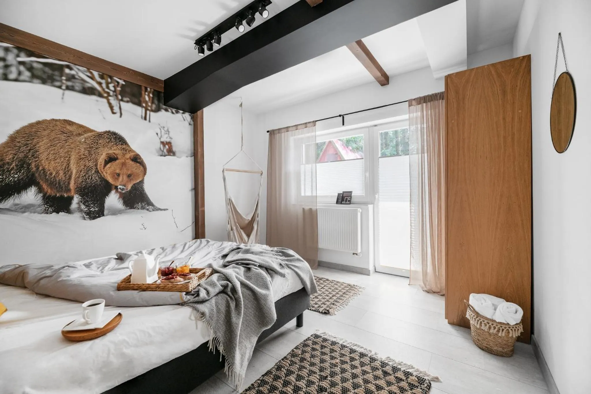 Bed in Aparthotel Narciarska 2