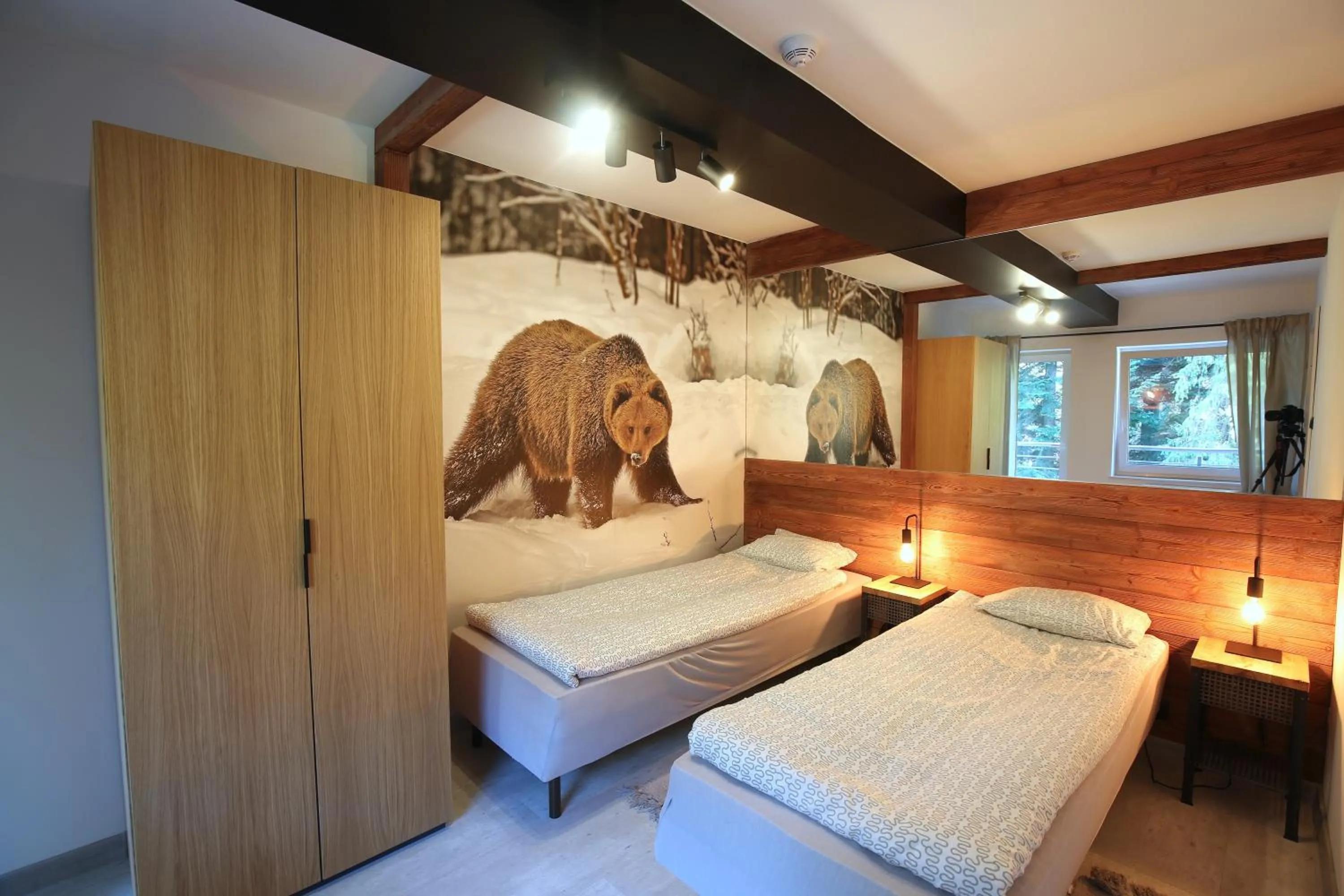 Bed in Aparthotel Narciarska 2