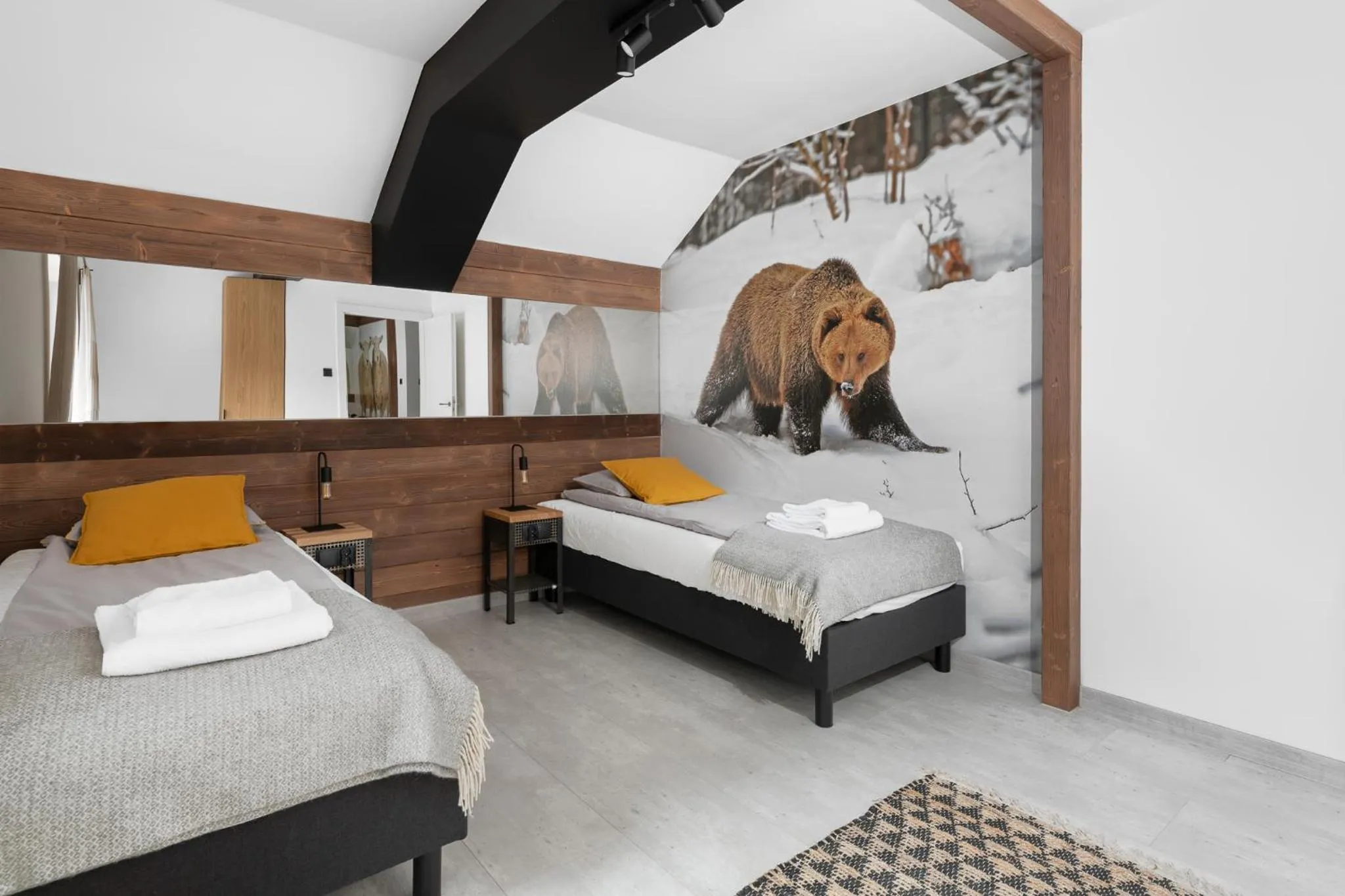 Bed in Aparthotel Narciarska 2