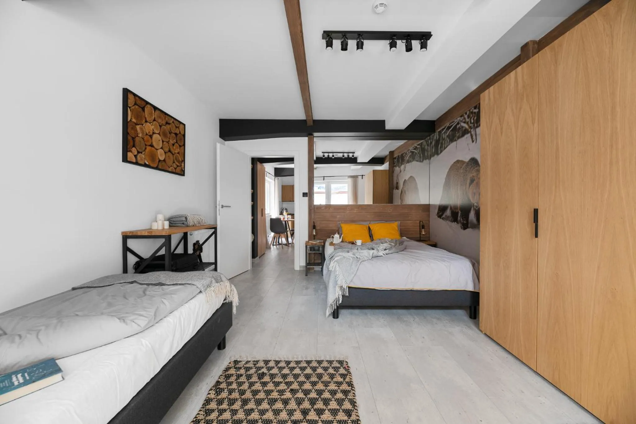 Bed in Aparthotel Narciarska 2