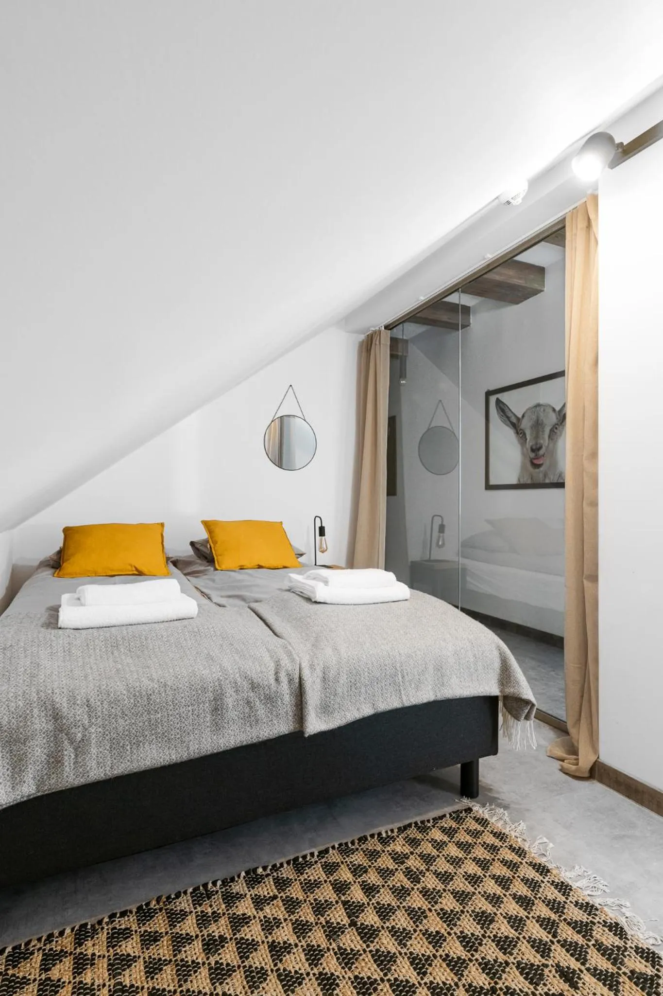 Bed in Aparthotel Narciarska 2