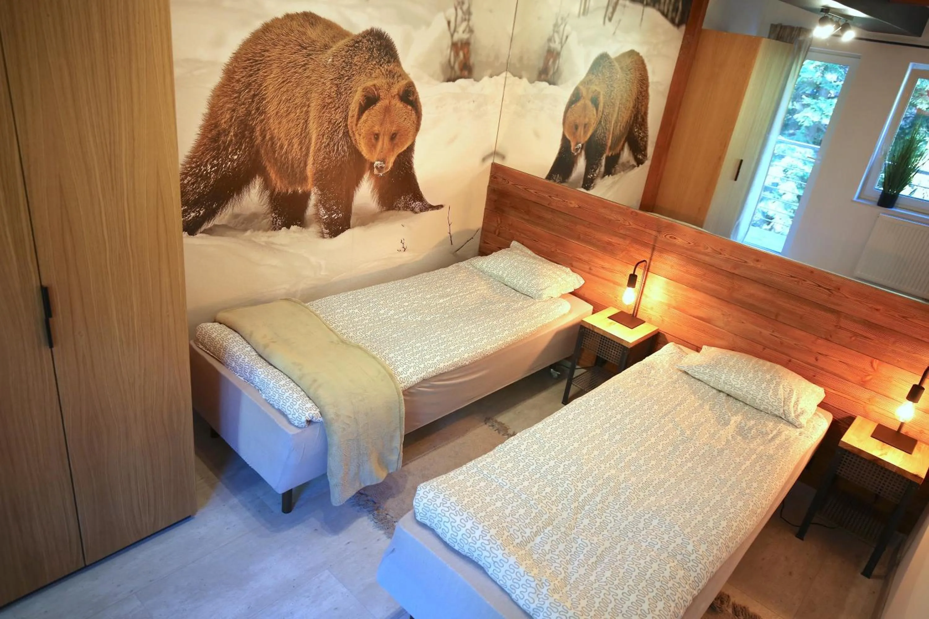 Bed in Aparthotel Narciarska 2