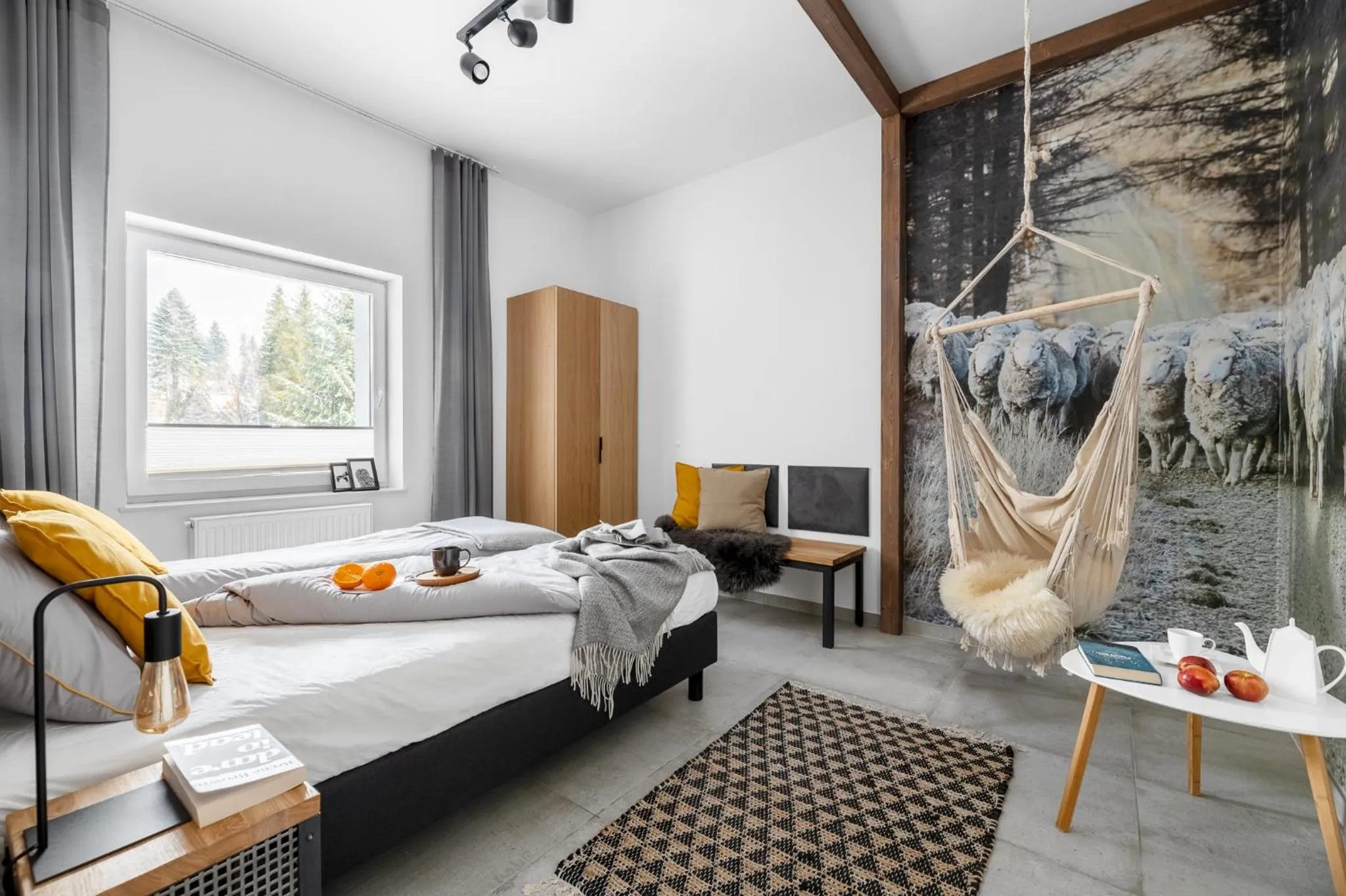 Bed in Aparthotel Narciarska 2