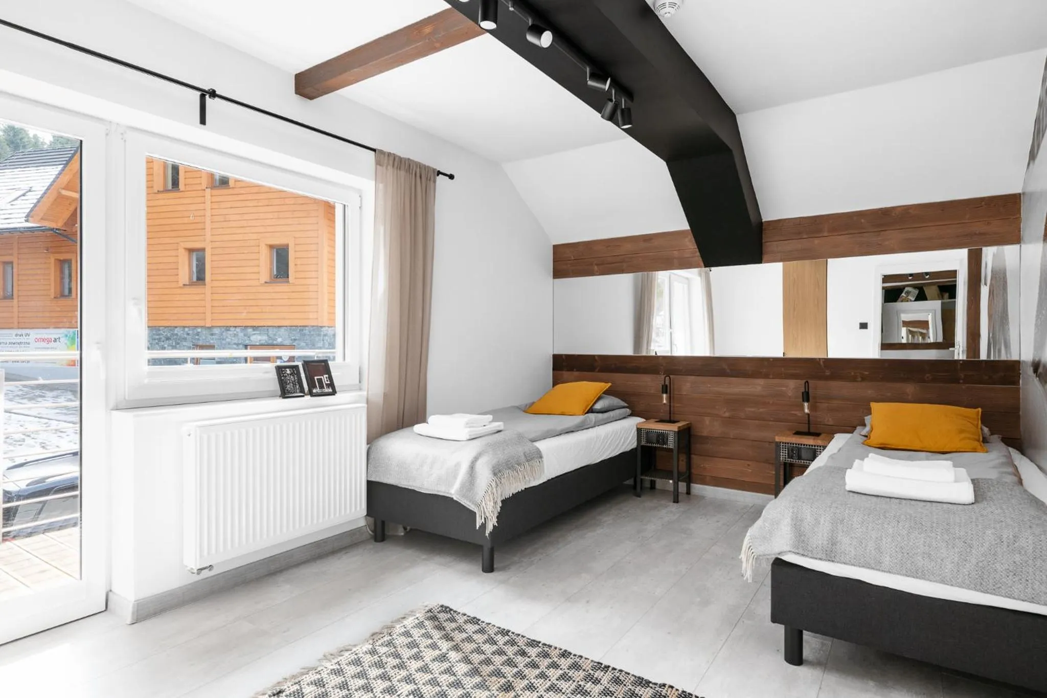 Bed in Aparthotel Narciarska 2