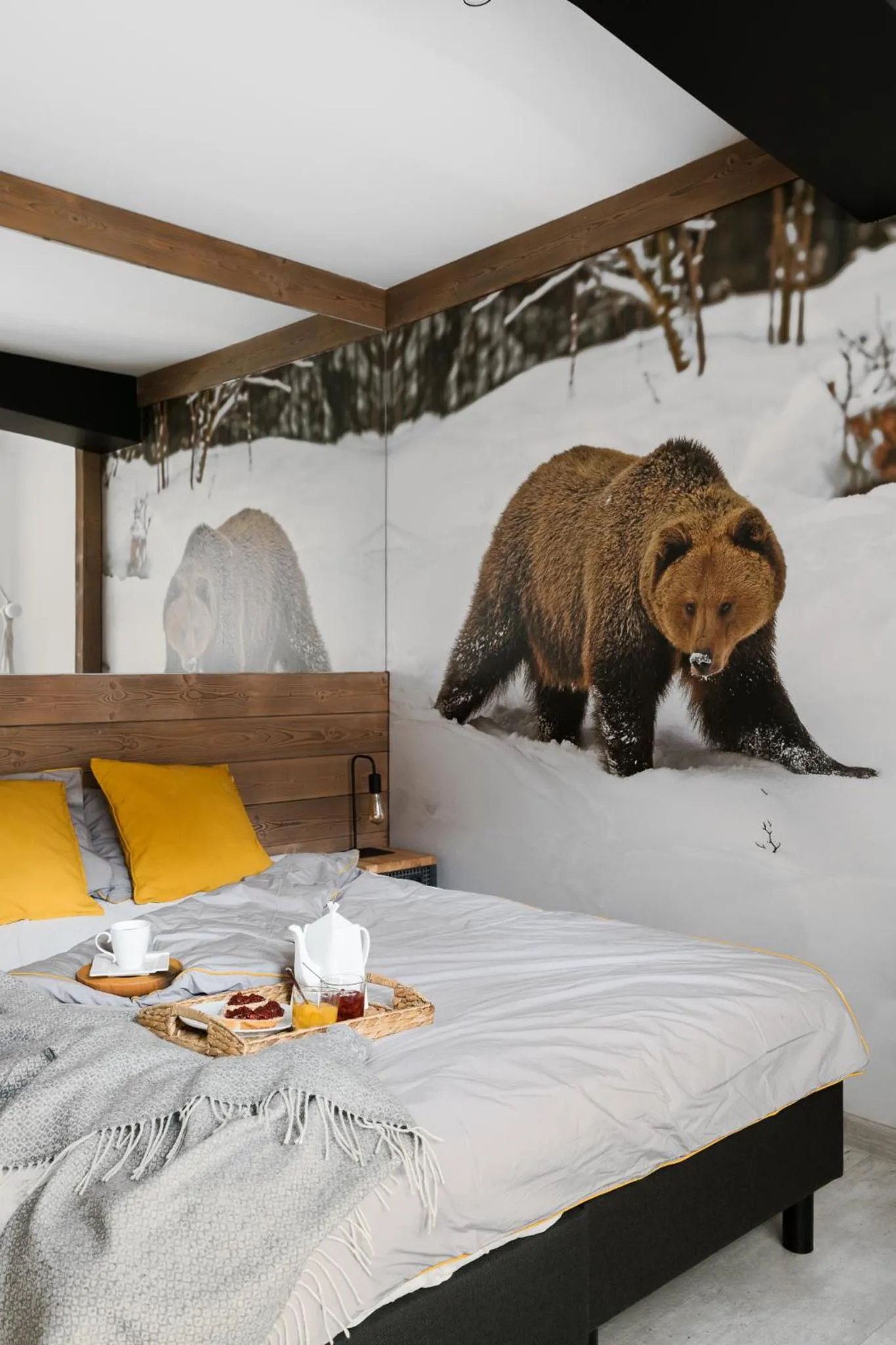 Bed in Aparthotel Narciarska 2