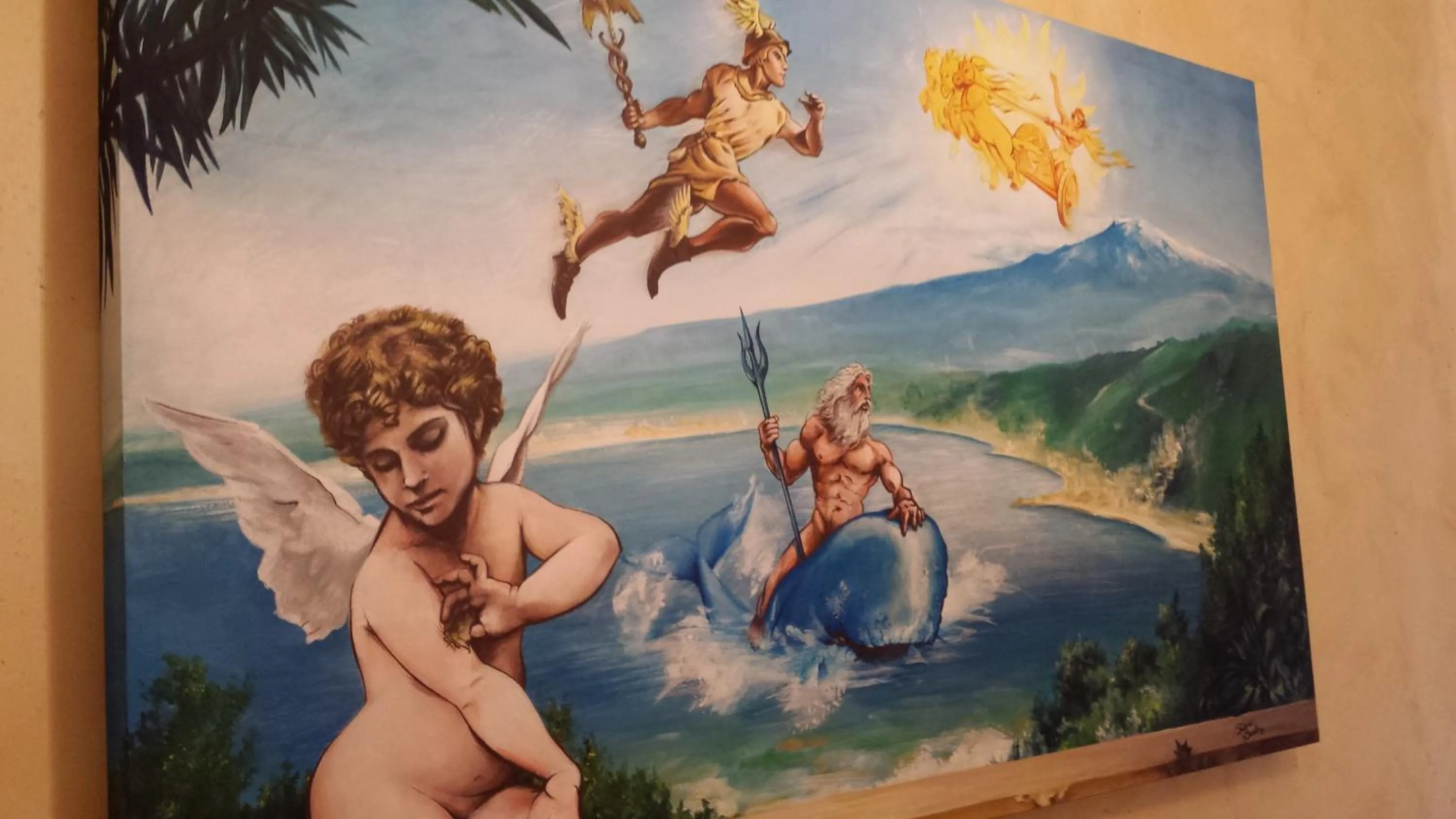 Decorative detail in B&B Il Mare degli Dei