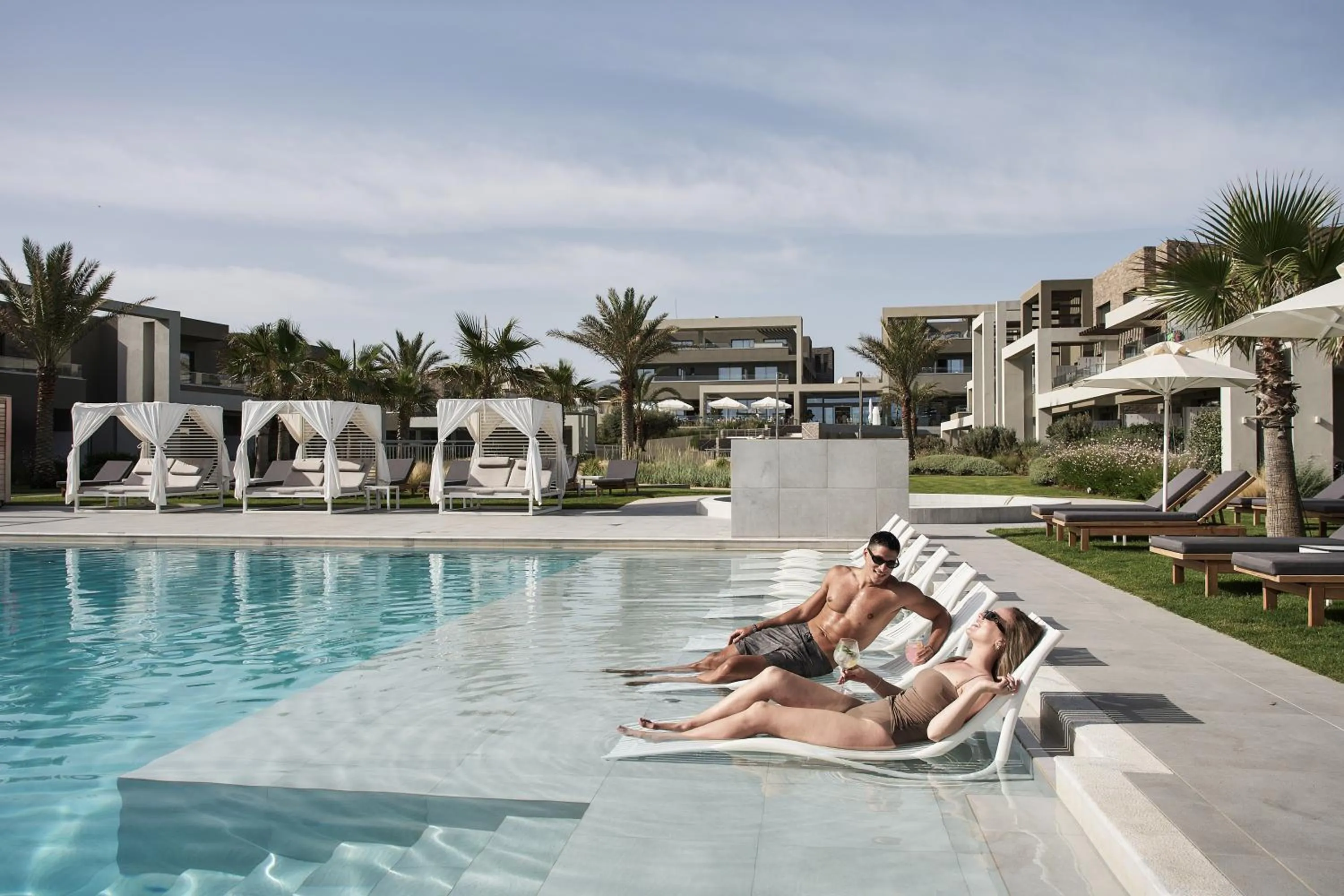 sunbed in Myrion Beach Resort & Spa - Adults Only