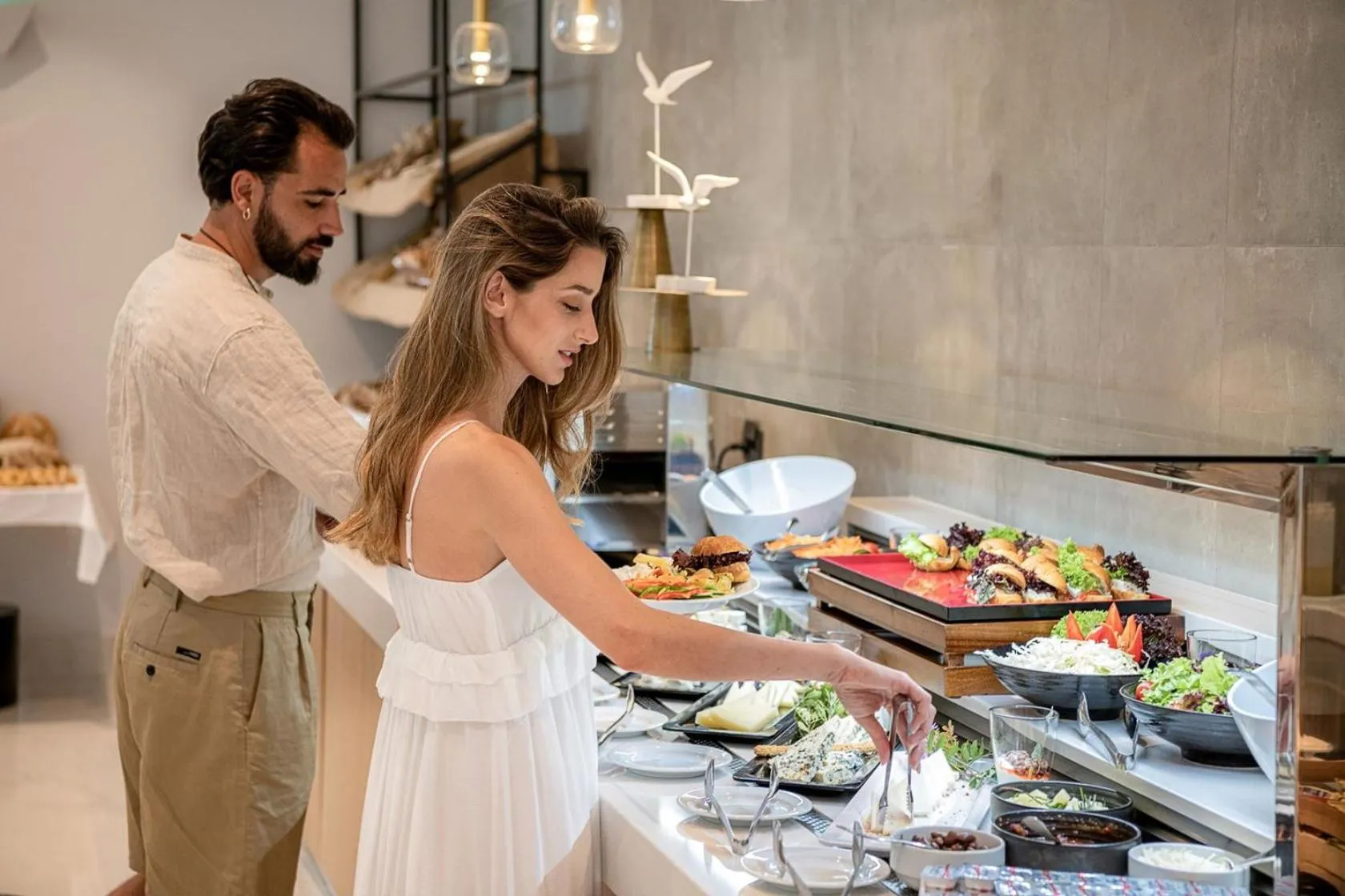 Buffet breakfast in Myrion Beach Resort & Spa - Adults Only