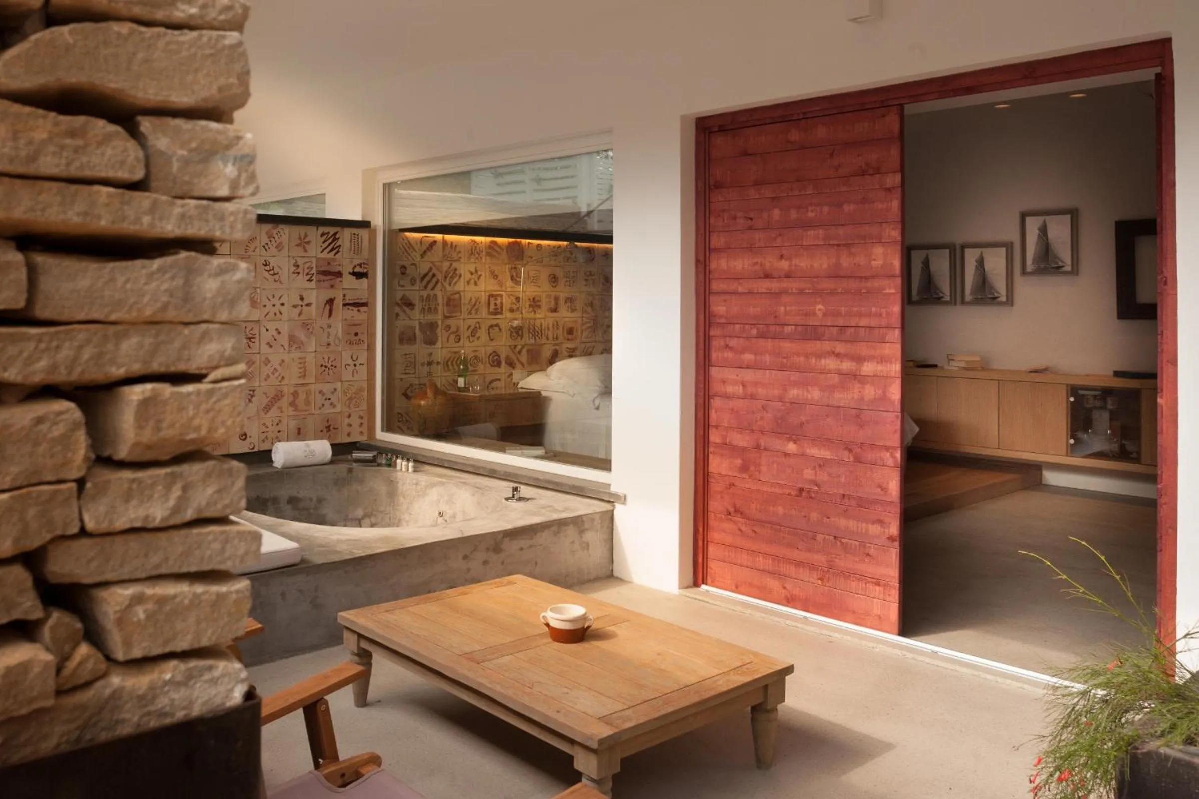 Patio in Praia Art Resort - Small Luxury Hotels of the world