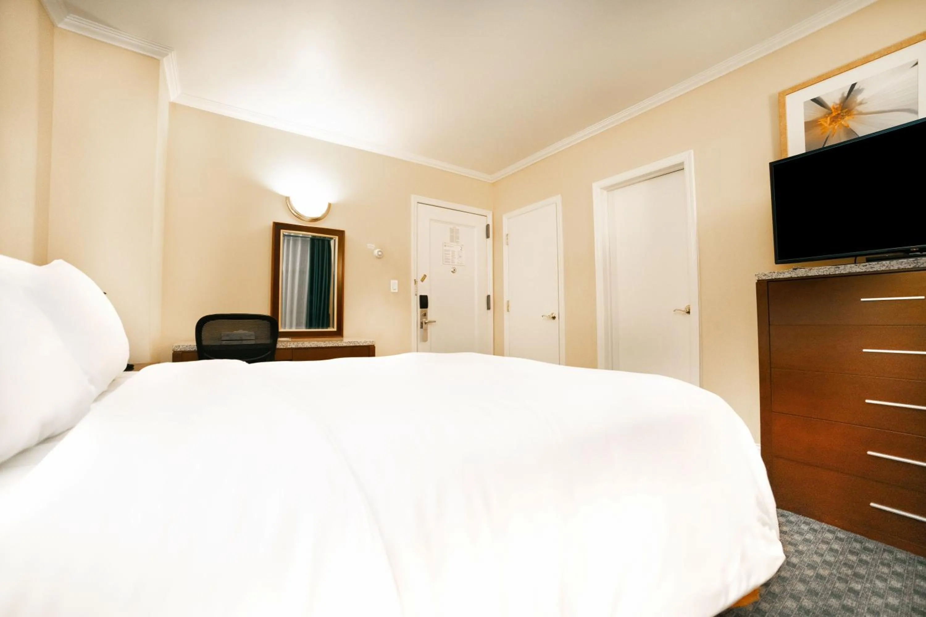 Bed in Hotel Stanford